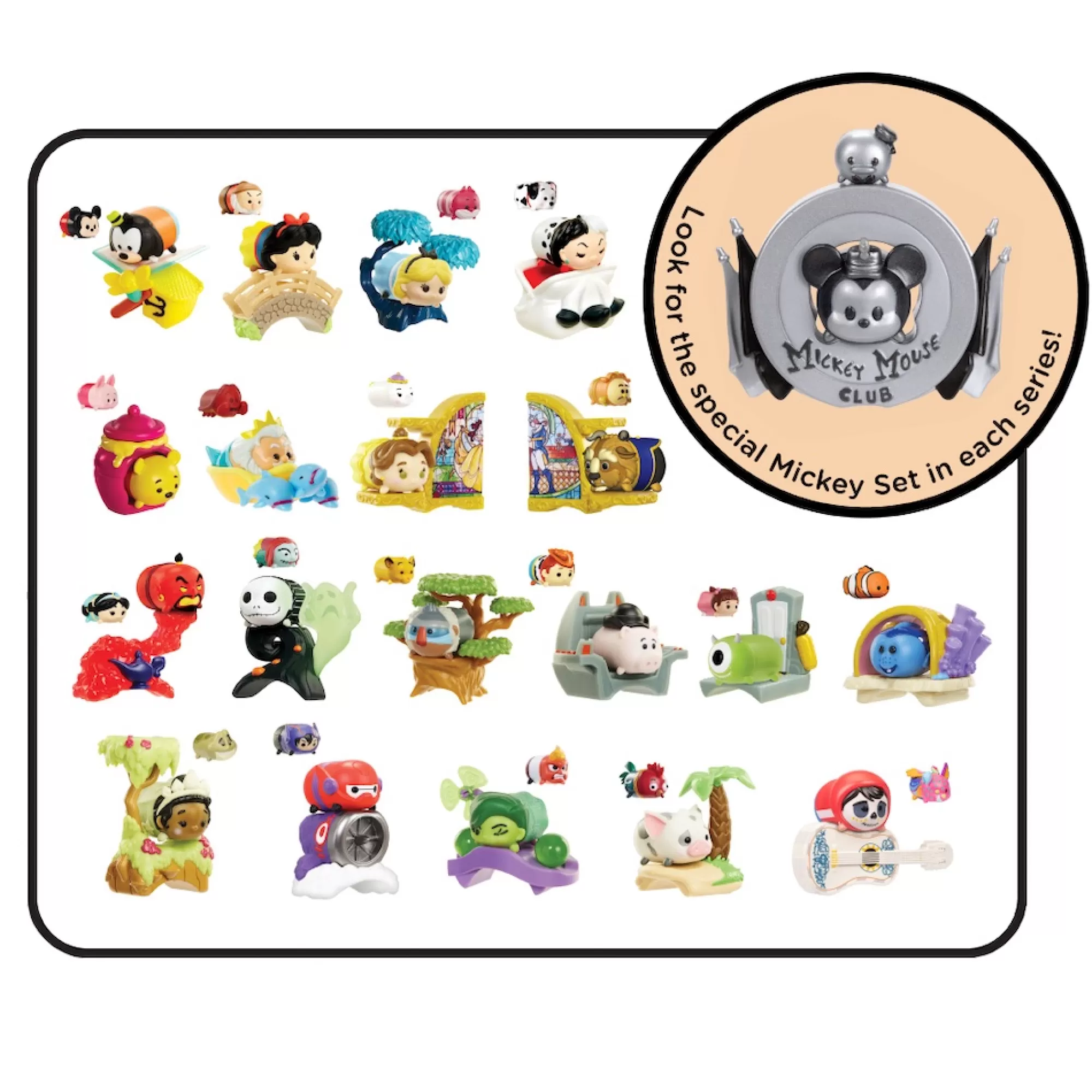 Disney Tsum Tsum Toy Figures<100Th Celebration Series 3