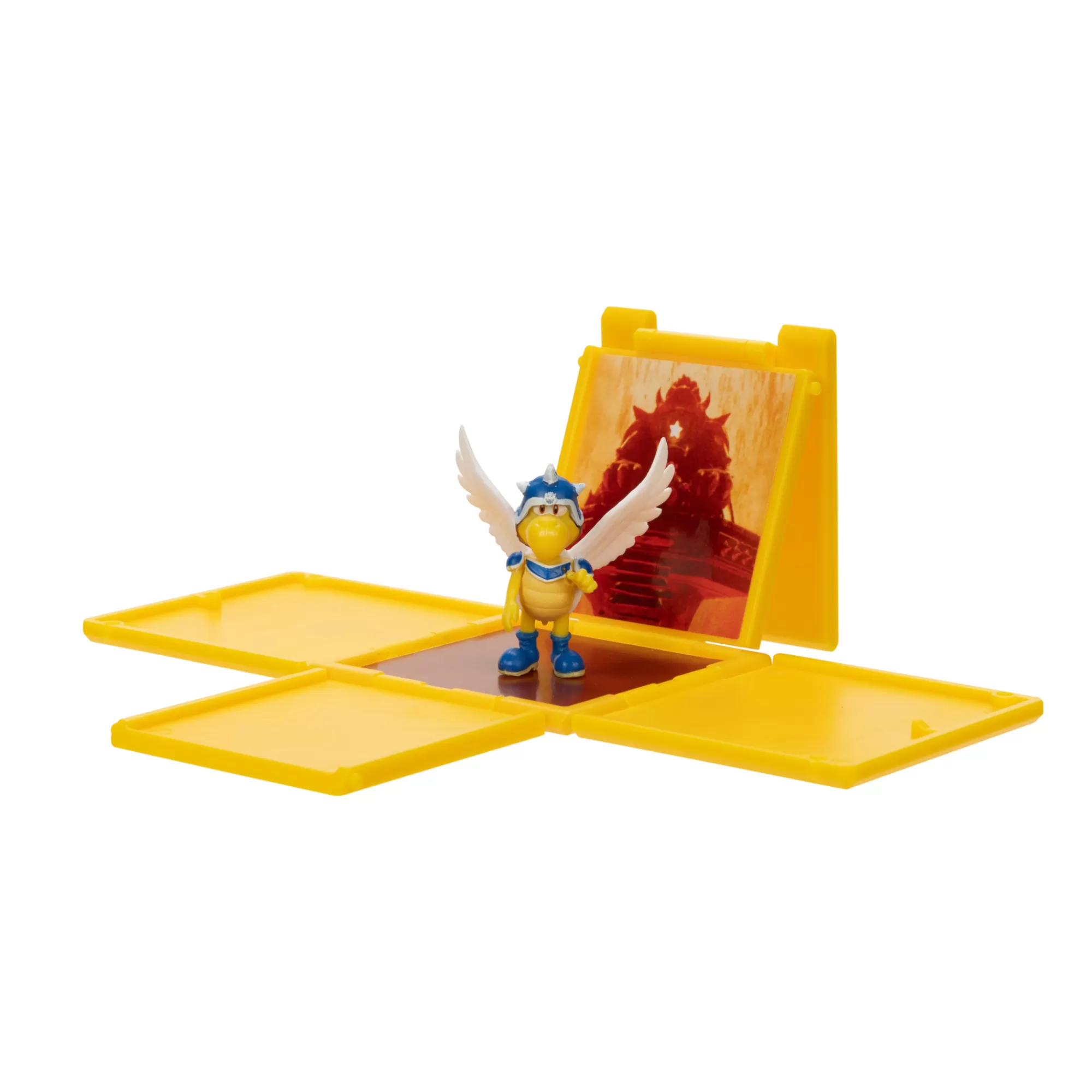 The Super Mario Bros. Movie Toy Figures<1.25-Inch General Koopa Mini Figure With Question Block