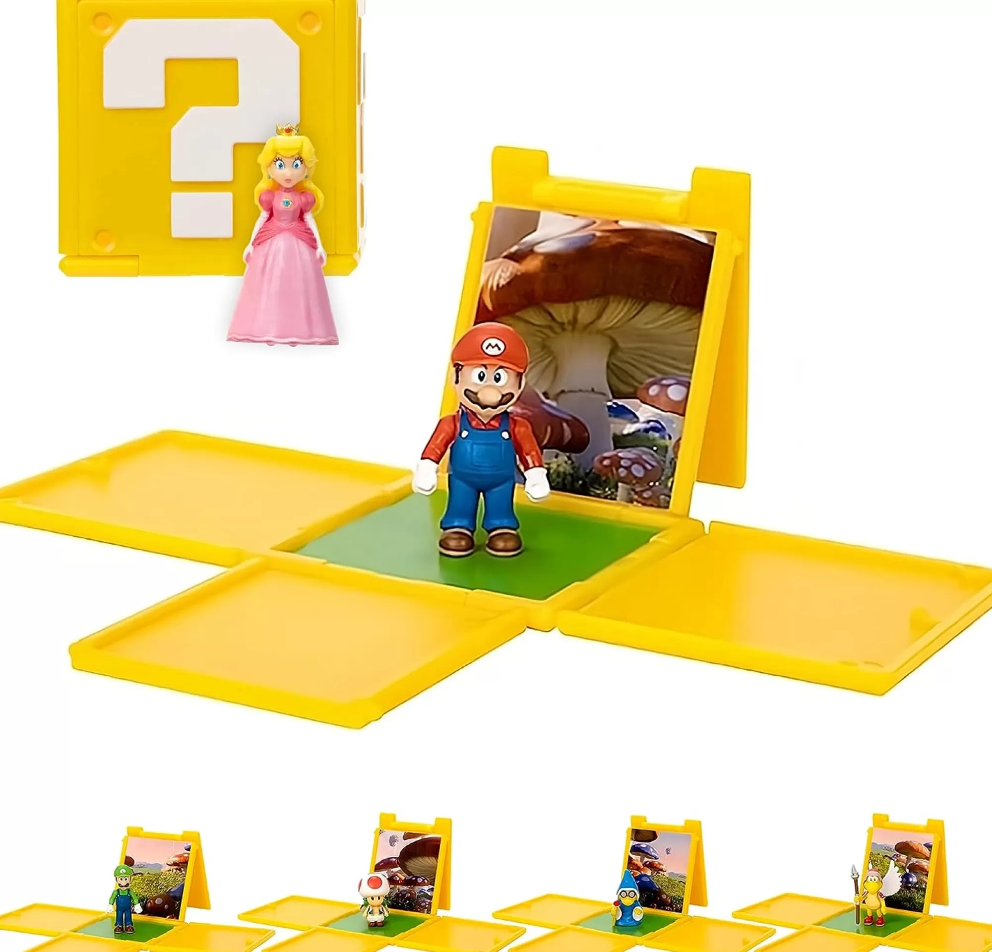 The Super Mario Bros. Movie Toy Figures<1.25-Inch Mini Figures 6-Pack