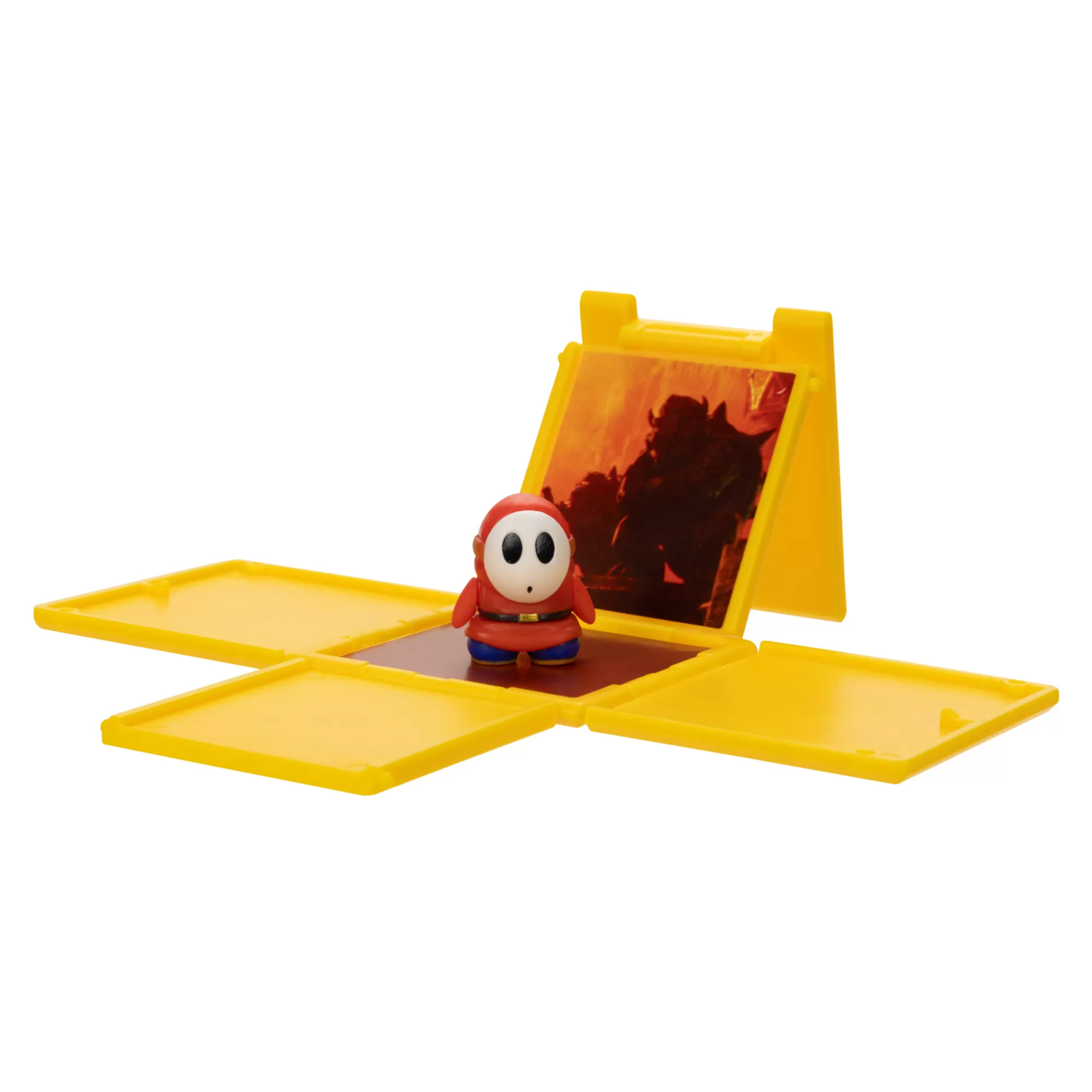 The Super Mario Bros. Movie Toy Figures<1.25-Inch Shy Guy Mini Figure With Question Block