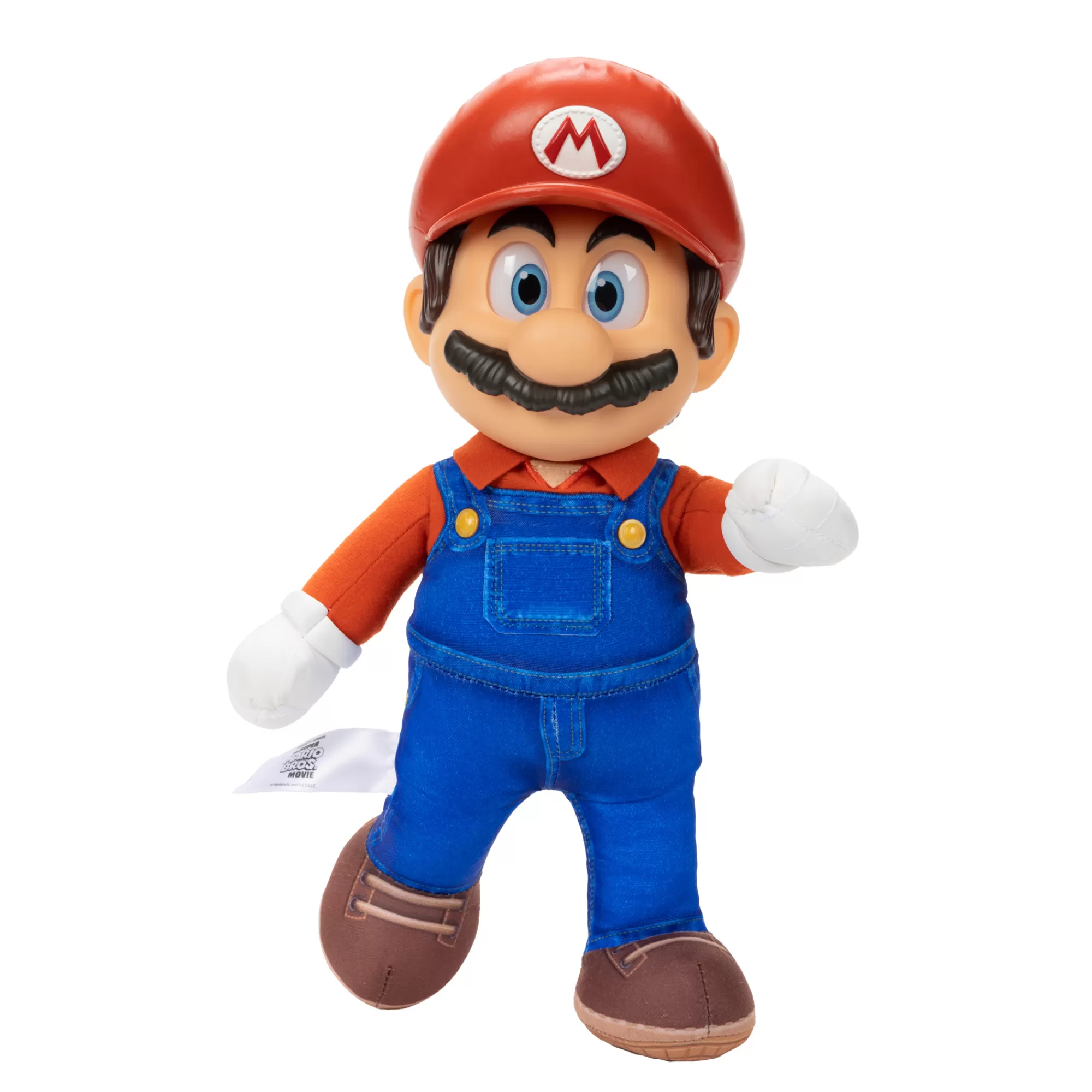 The Super Mario Bros. Movie Plushes<14-Inch Mario Posable Plush