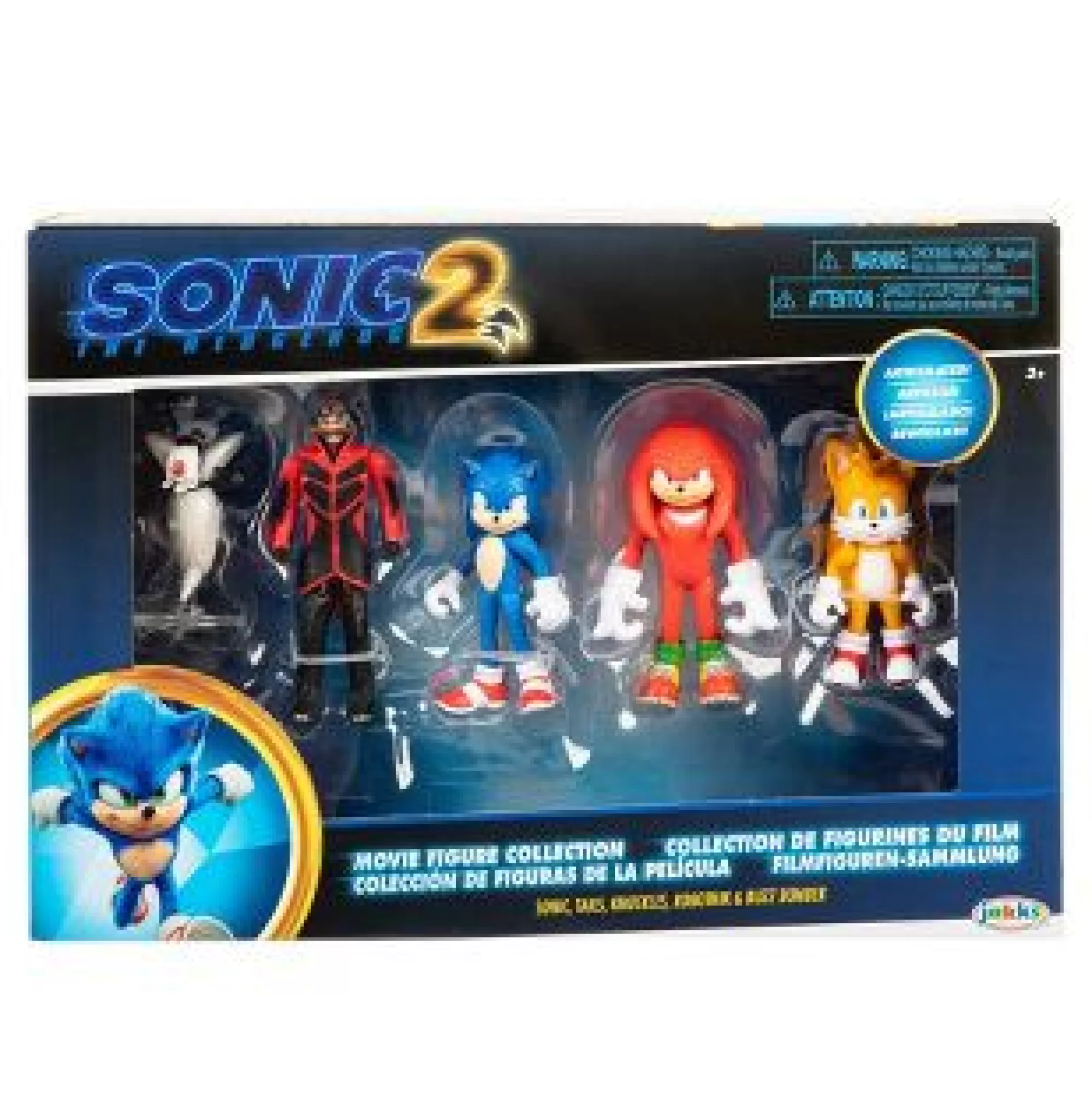 Sonic the Hedgehog 2: The Movie Toy Figures<2.5-Inch Figures Pack Of 5