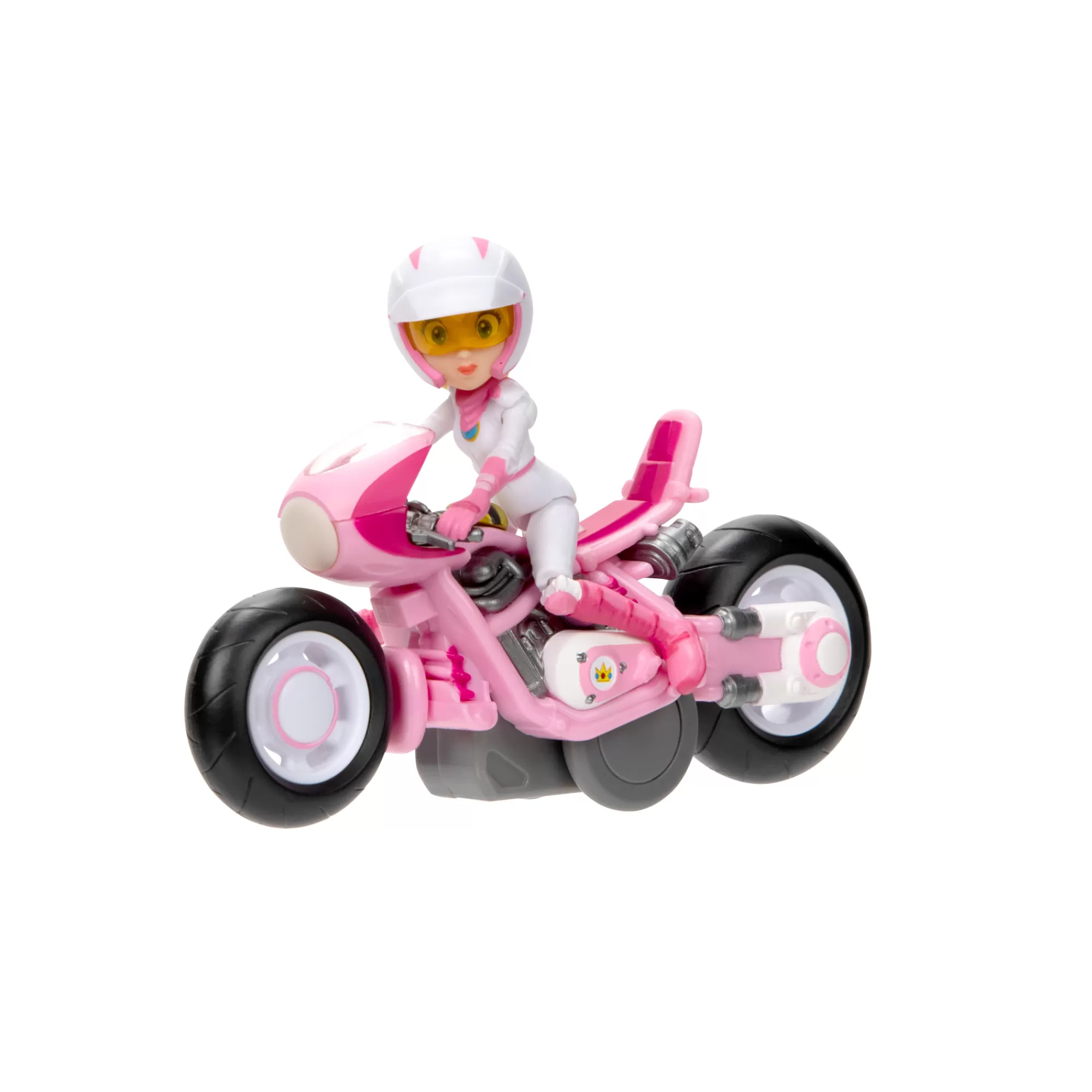 The Super Mario Bros. Movie Vehicles & R/C<2.5-Inch Peach Figure With Pull Back Racer