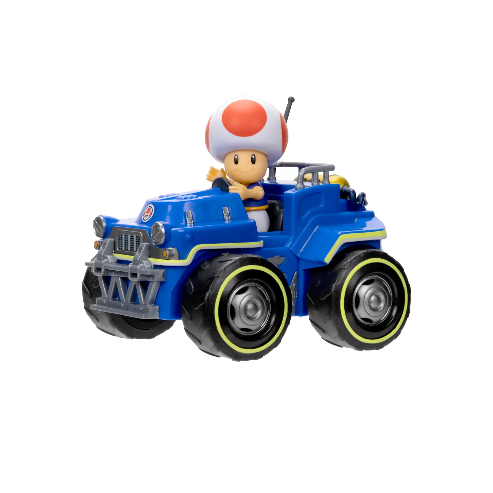 The Super Mario Bros. Movie Vehicles & R/C<2.5-Inch Toad Figure With Pull Back Racer