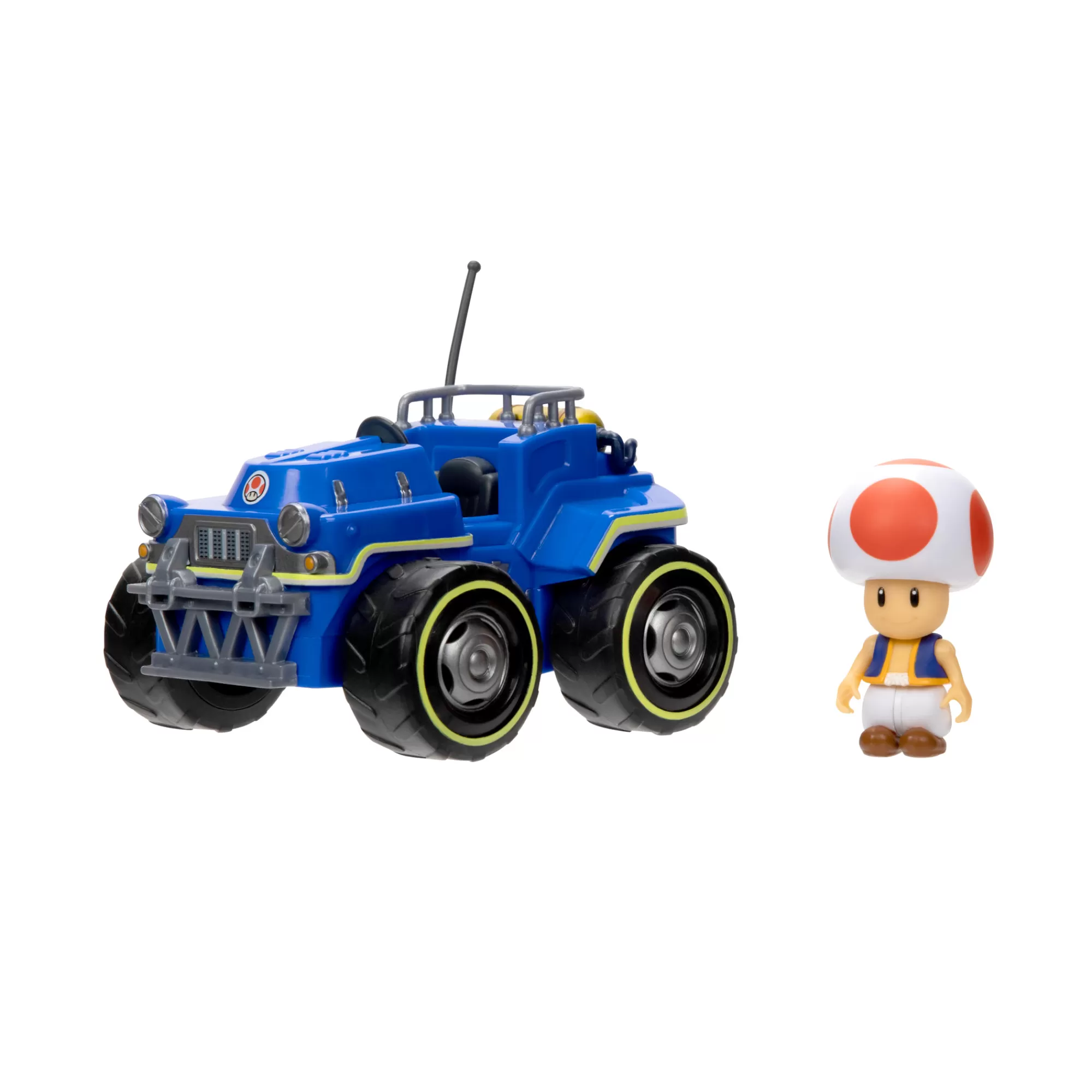 The Super Mario Bros. Movie Vehicles & R/C<2.5-Inch Toad Figure With Pull Back Racer