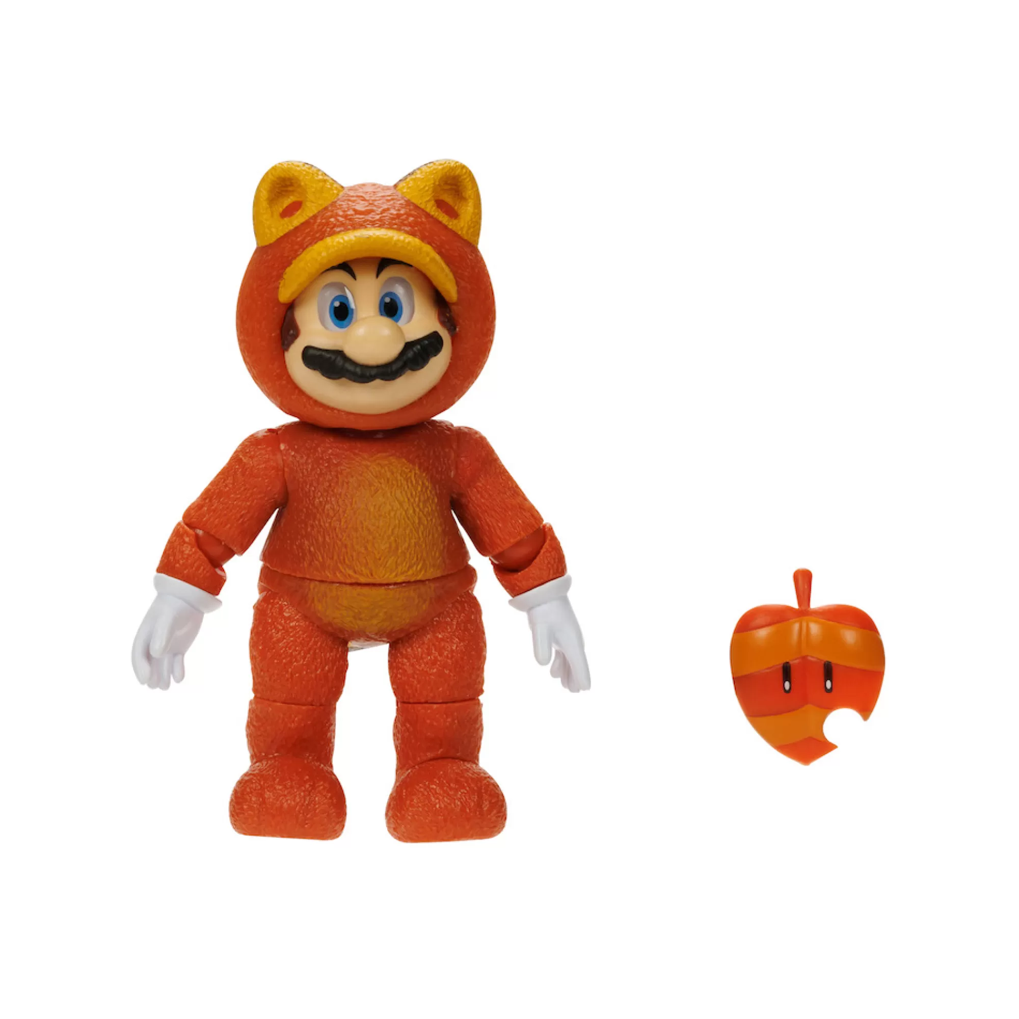 The Super Mario Bros. Movie Action Figures<5-Inch Tanooki Mario Figure With Super Leaf Accessory