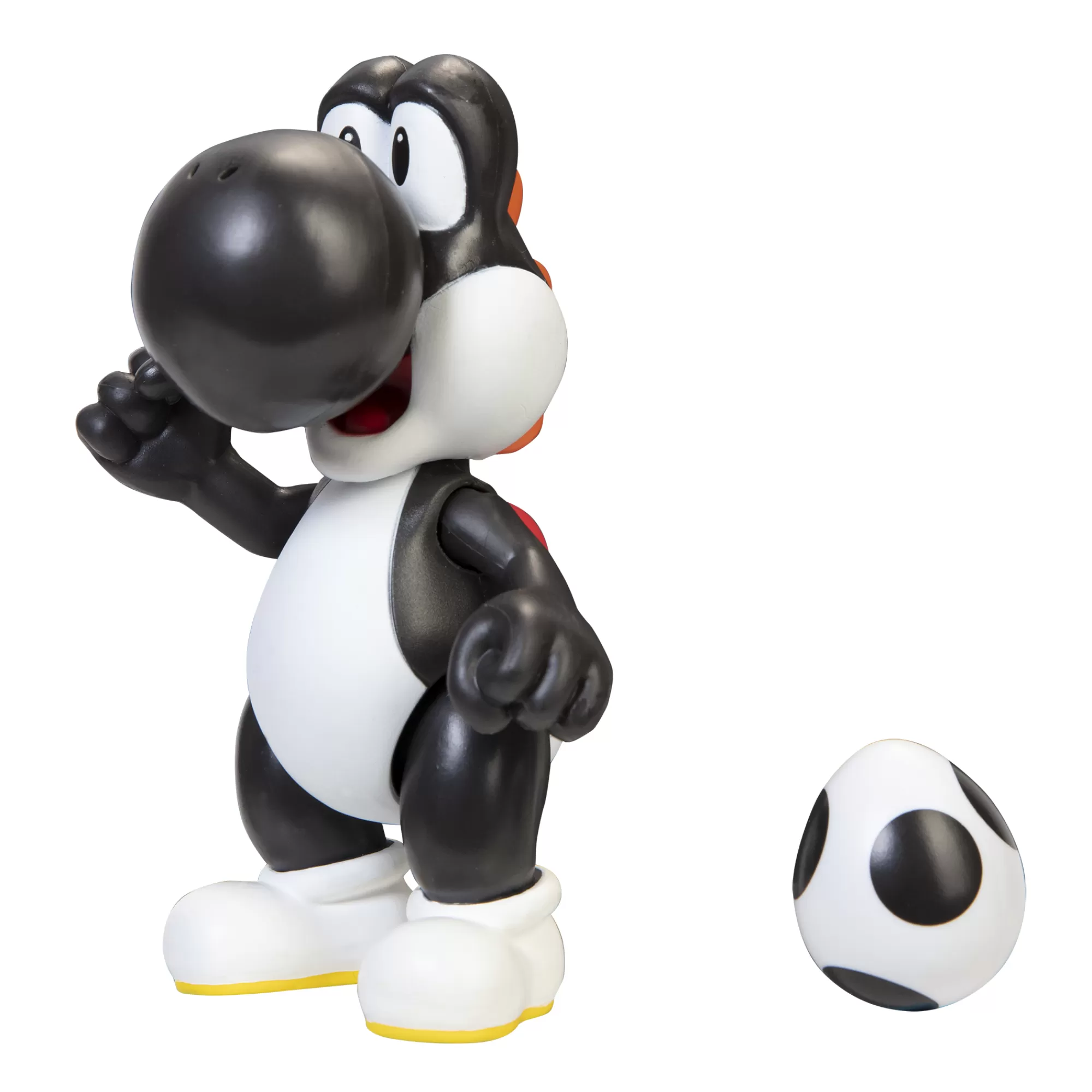 Super Mario™ Toy Figures<Black Yoshi With Egg 4-Inch Articulated Figure