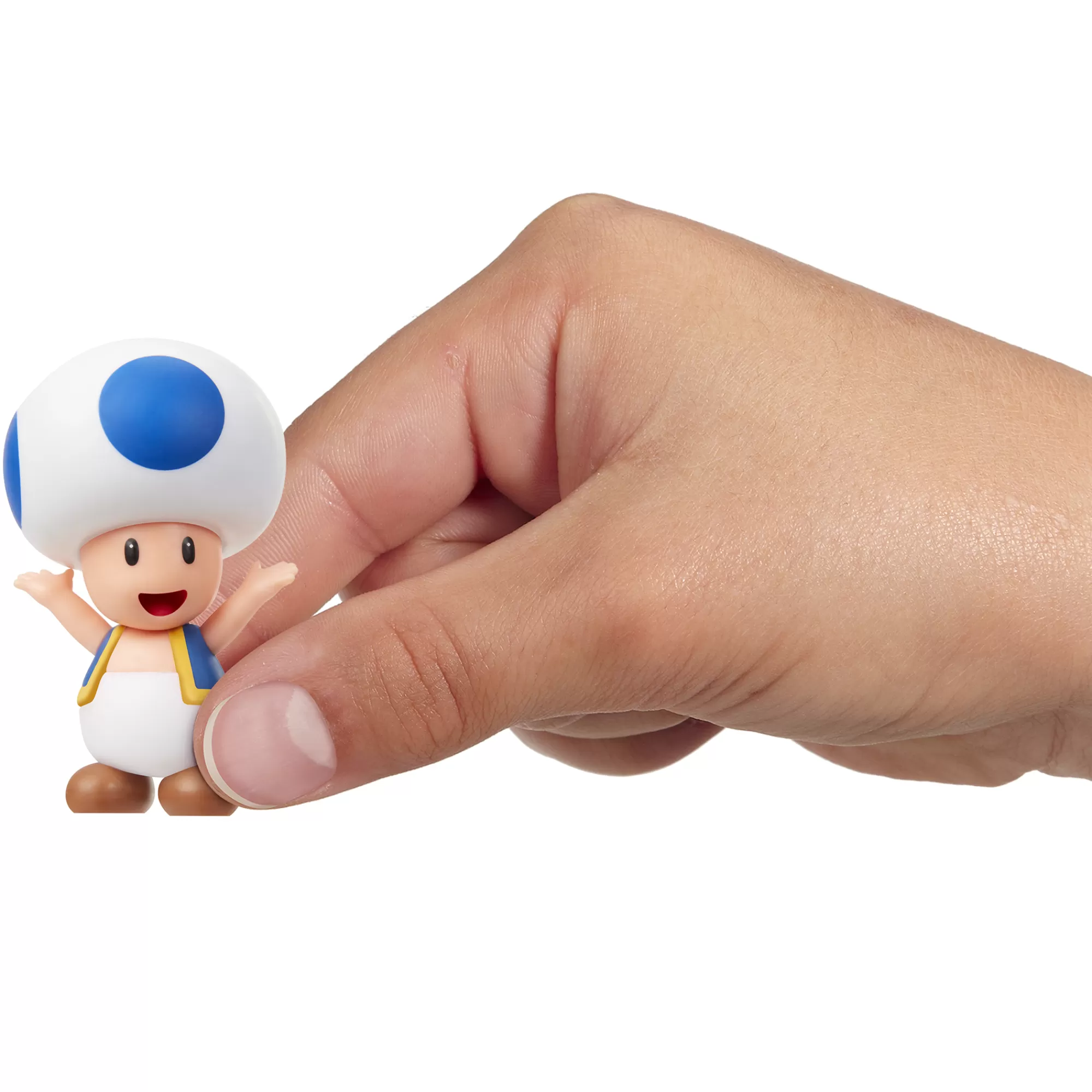 Super Mario™ Toy Figures<Blue Toad 2.5-Inch Articulated Figure