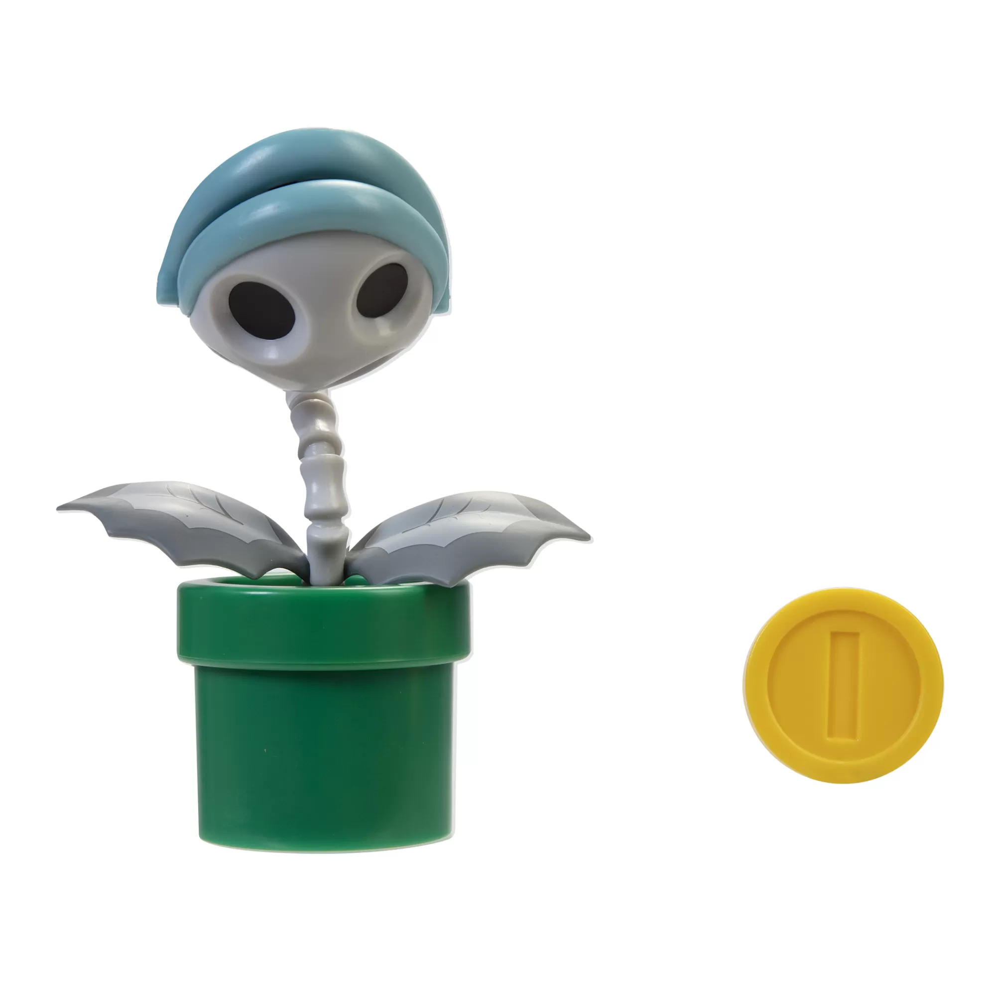 Super Mario™ Toy Figures<Bone Piranha Plant With Coin 4-Inch Articulated Figure