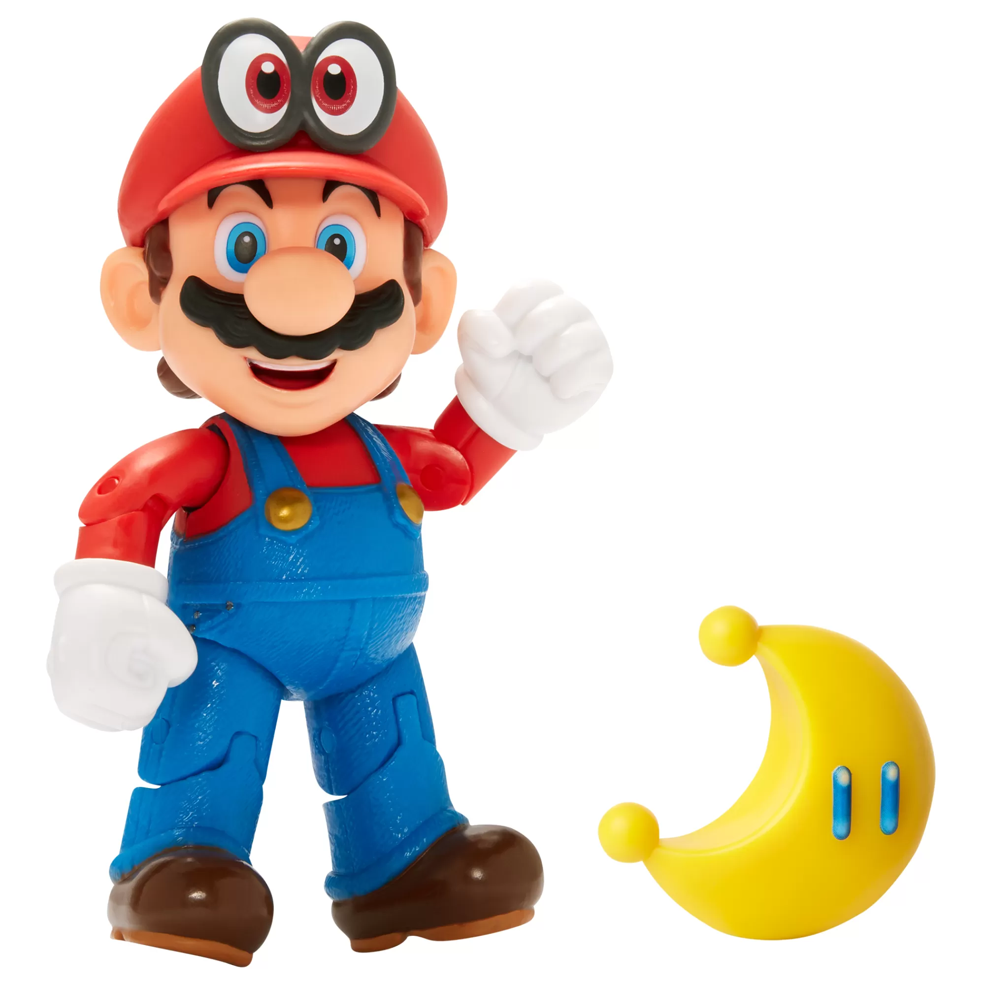 Super Mario™ Toy Figures<Cappy Mario With Yellow Power 4-Inch Articulated Figure