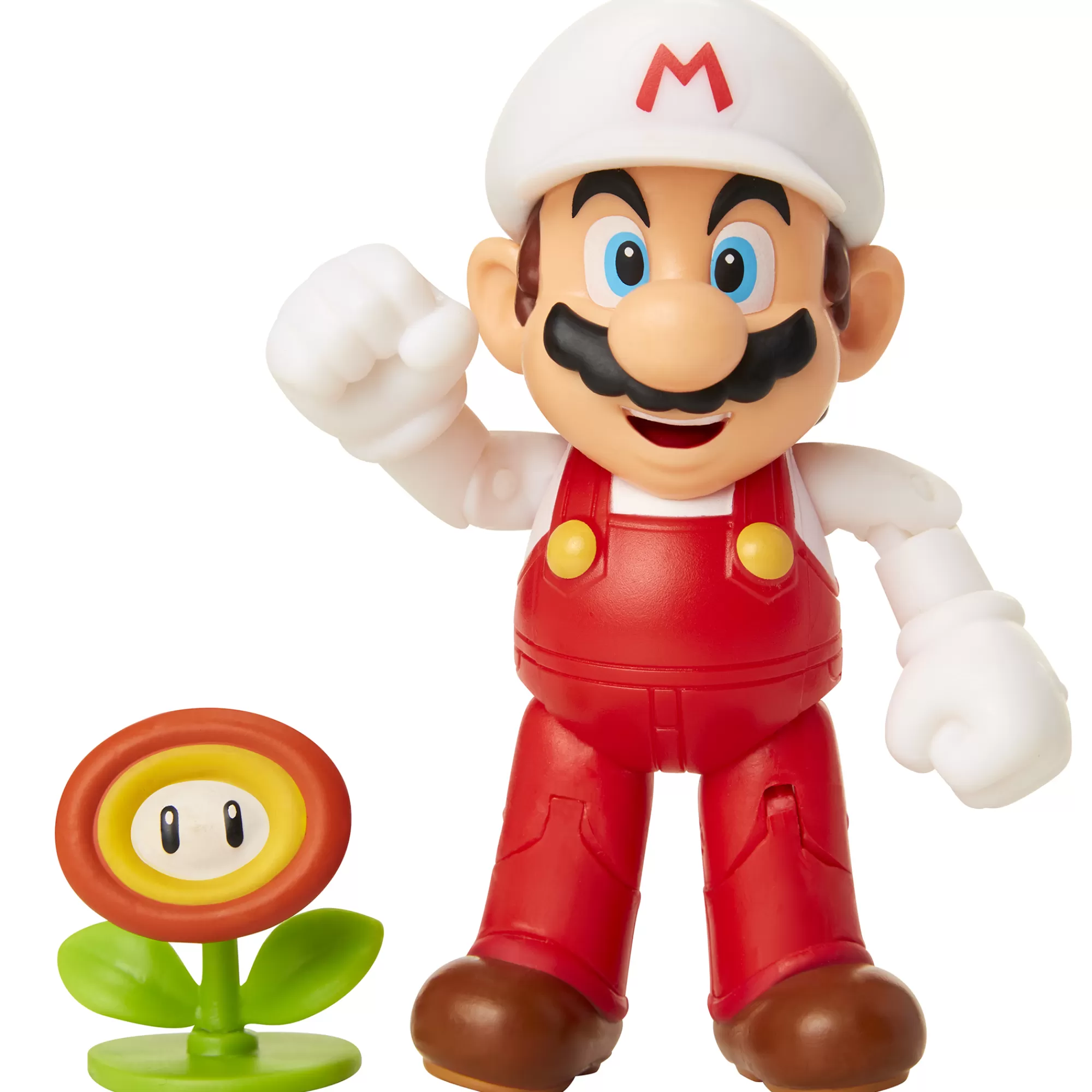 Super Mario™ Toy Figures<Fire Mario With Fire Flower 4-Inch Articulated Figure