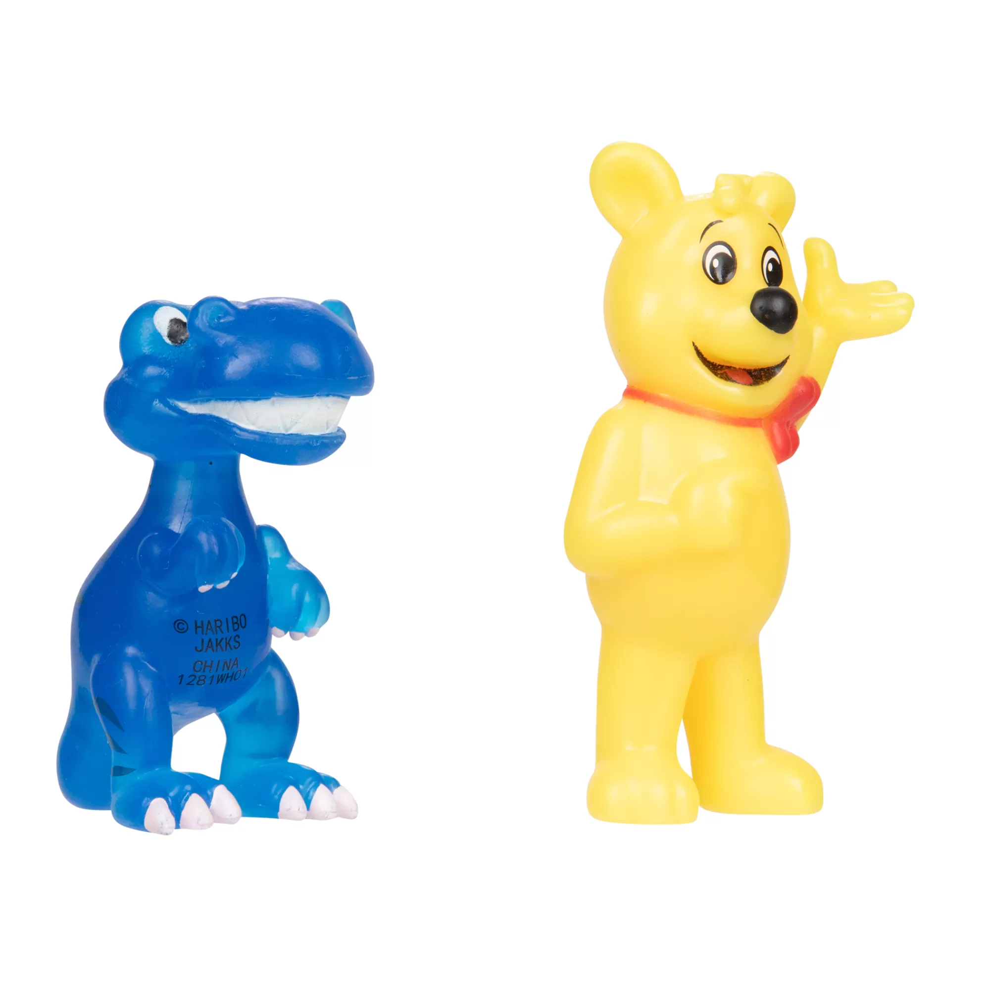 Haribo® Toy Figures<Goldbear Arm Raised/Pointing & Blue Dinosaur Figure 2 Packs