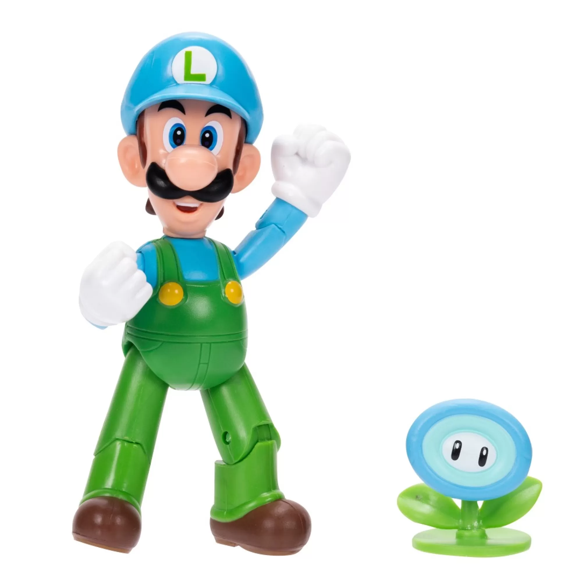 Super Mario™ Toy Figures<Ice Luigi 4-Inch Articulated Figure With Ice Flower