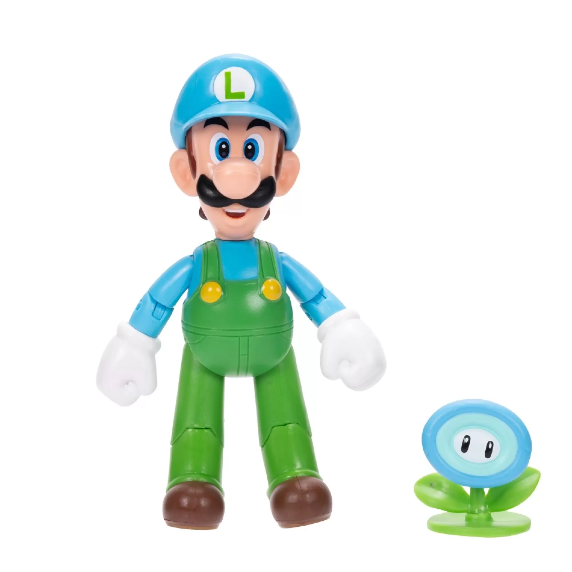 Super Mario™ Toy Figures<Ice Luigi 4-Inch Articulated Figure With Ice Flower