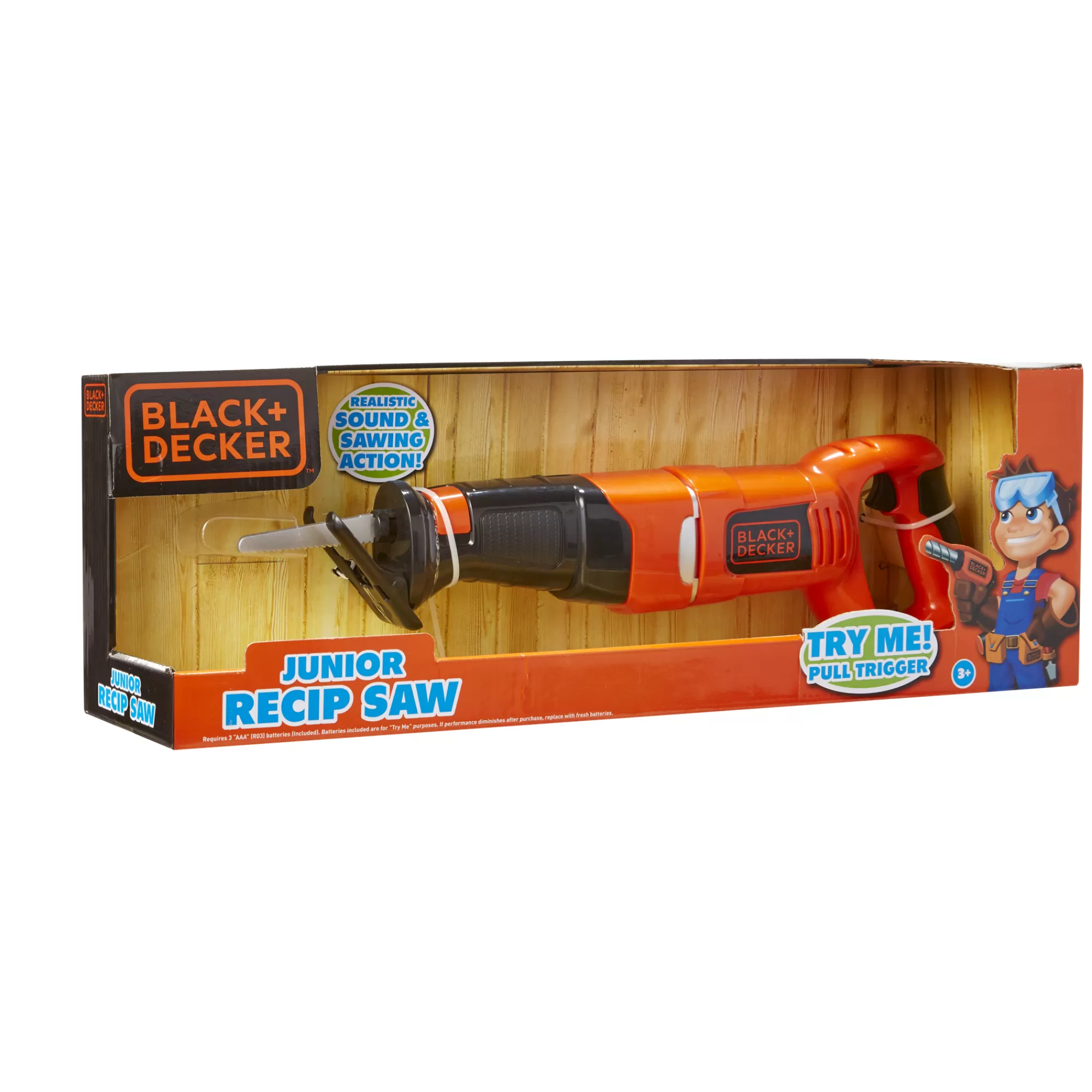 Black + Decker® Dress-Up & Role-Play<Junior Reciprocating Saw Power Tool