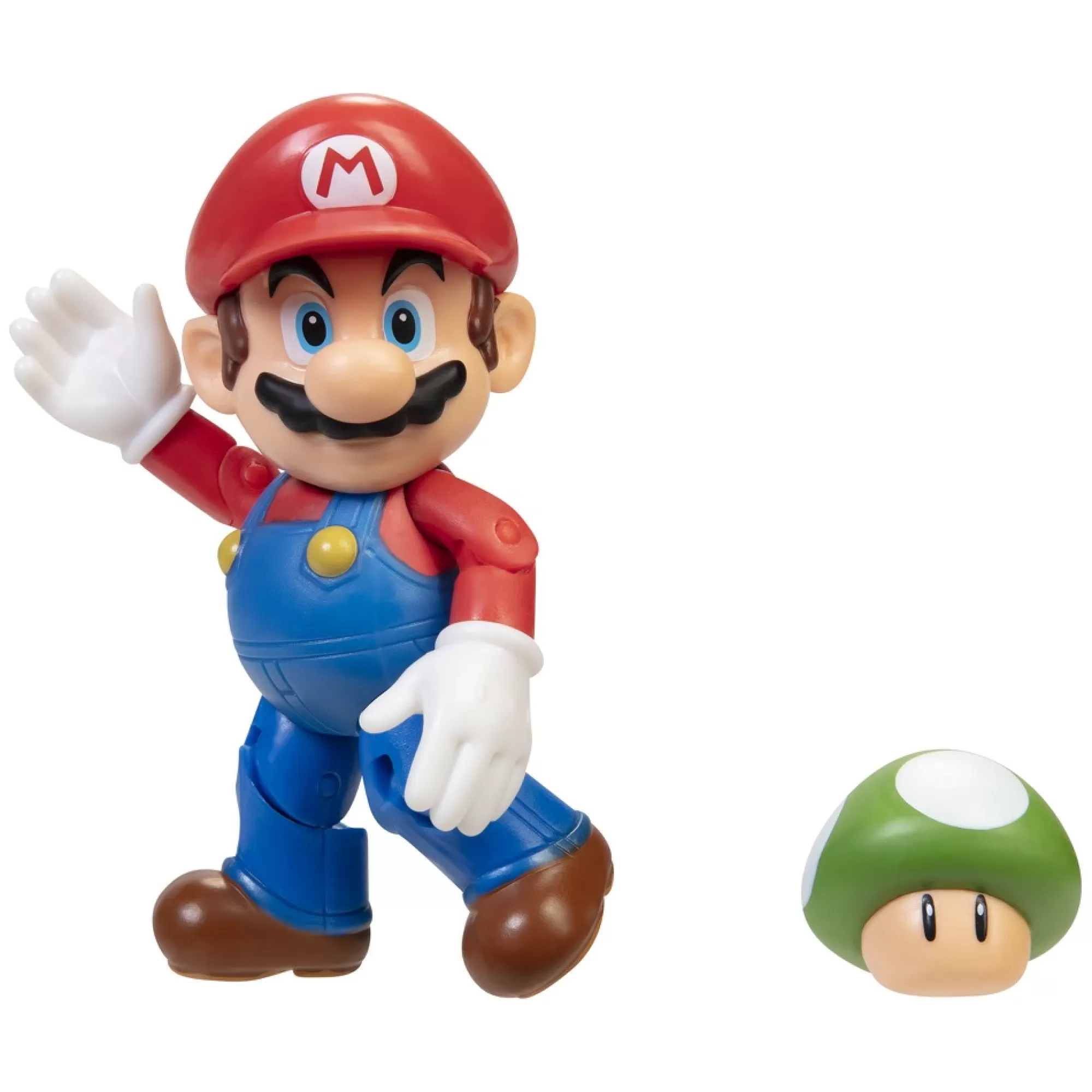 Super Mario™ Toy Figures<Mario 4-Inch Articulated Figure With 1-Up Mushroom