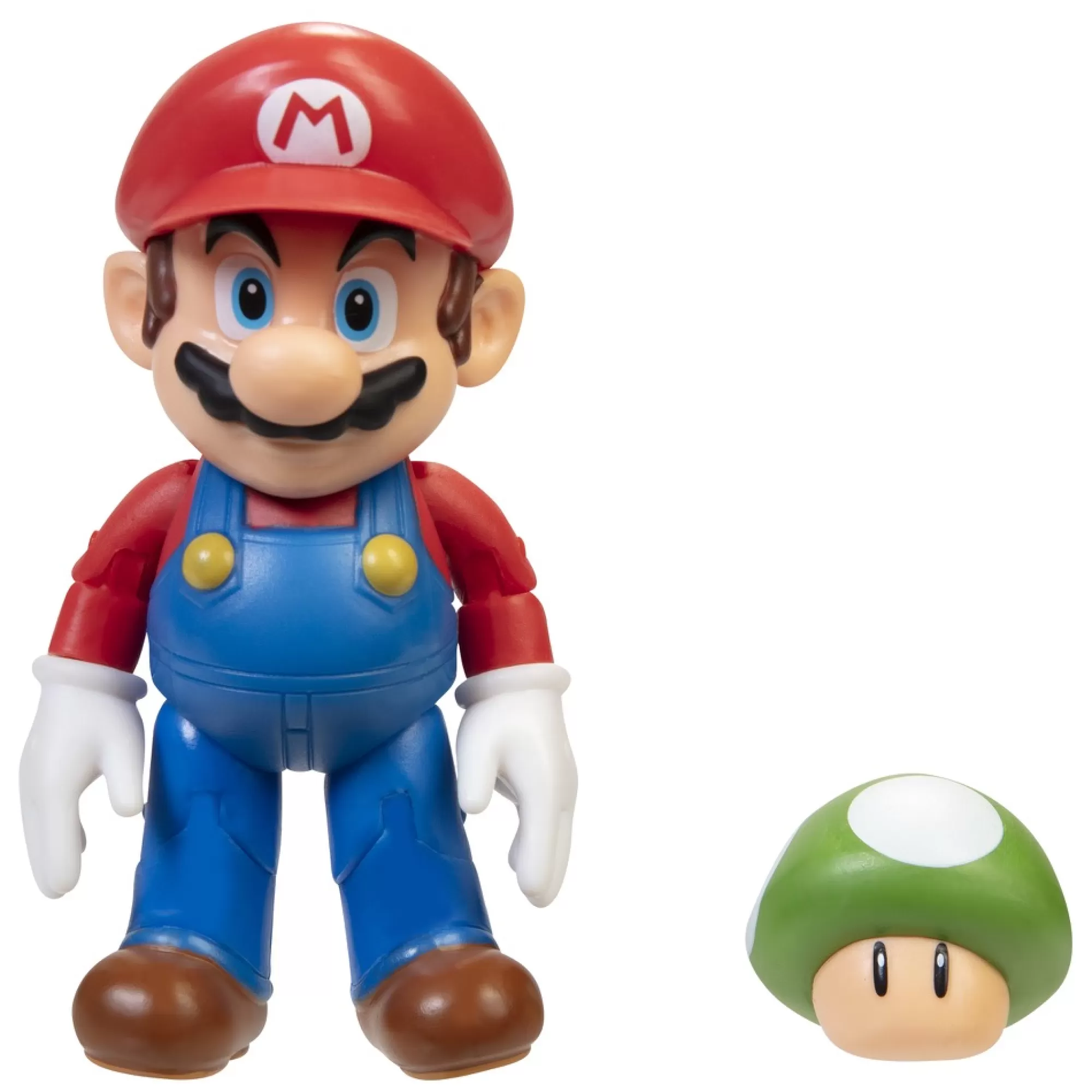 Super Mario™ Toy Figures<Mario 4-Inch Articulated Figure With 1-Up Mushroom