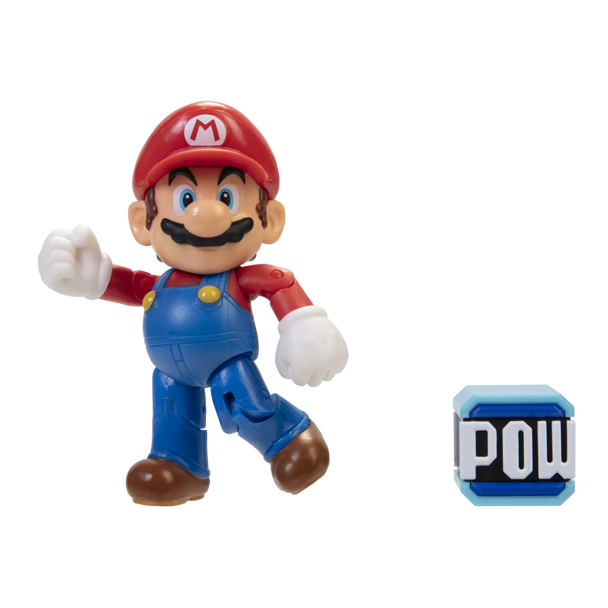 Super Mario™ Toy Figures<Mario With Pow 4-Inch Articulated Figure