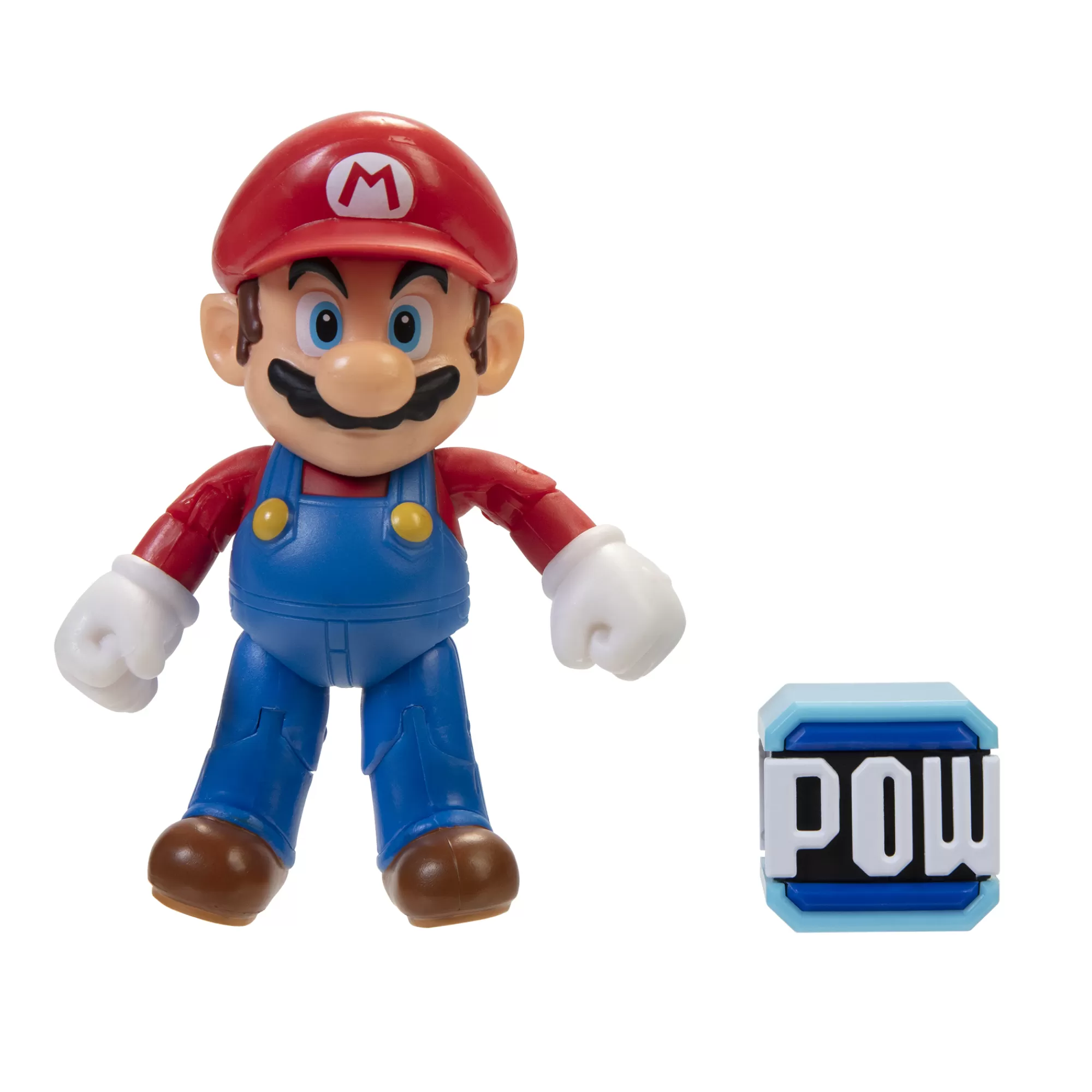 Super Mario™ Toy Figures<Mario With Pow 4-Inch Articulated Figure