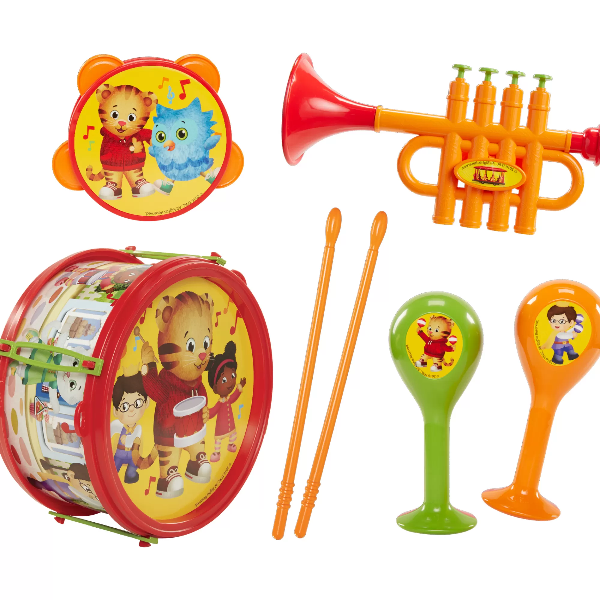 Daniel Tiger's Neighborhood® Playsets & Accessories<Musical Instruments 7-Piece Playset