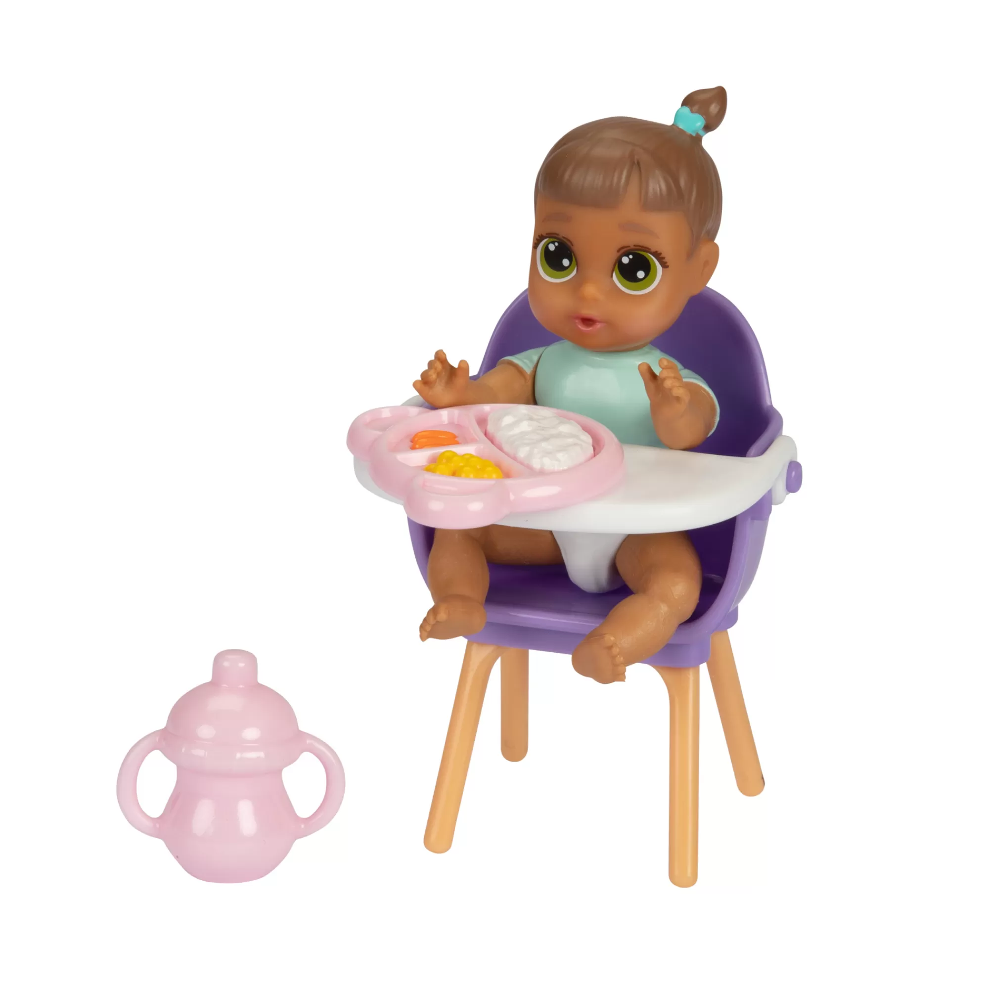 Perfectly Cute® Dolls & Accessories<My Lil Babies 4-Inch Light Brown Ponytail Green Eyes