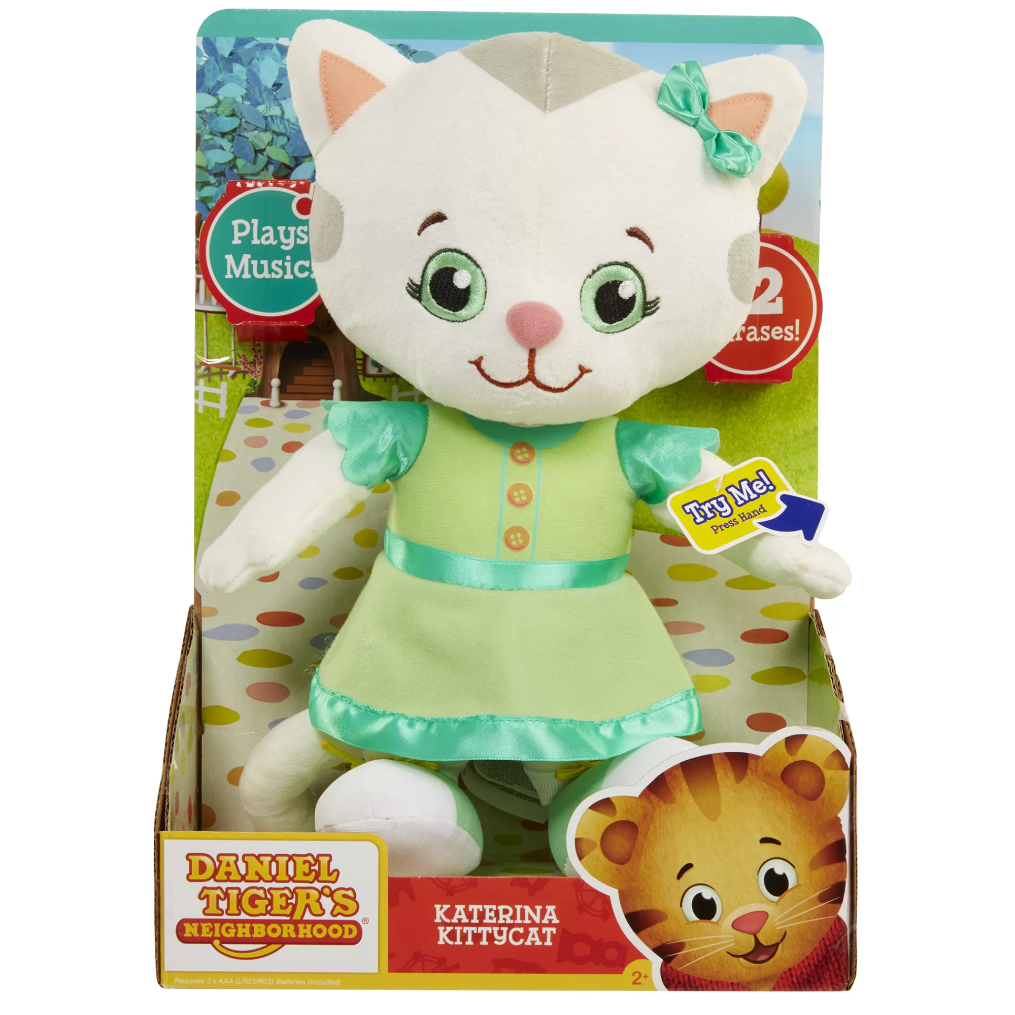 Daniel Tiger's Neighborhood® Plushes<Neighborhood Friend Katerina Kittycat Feature Plush