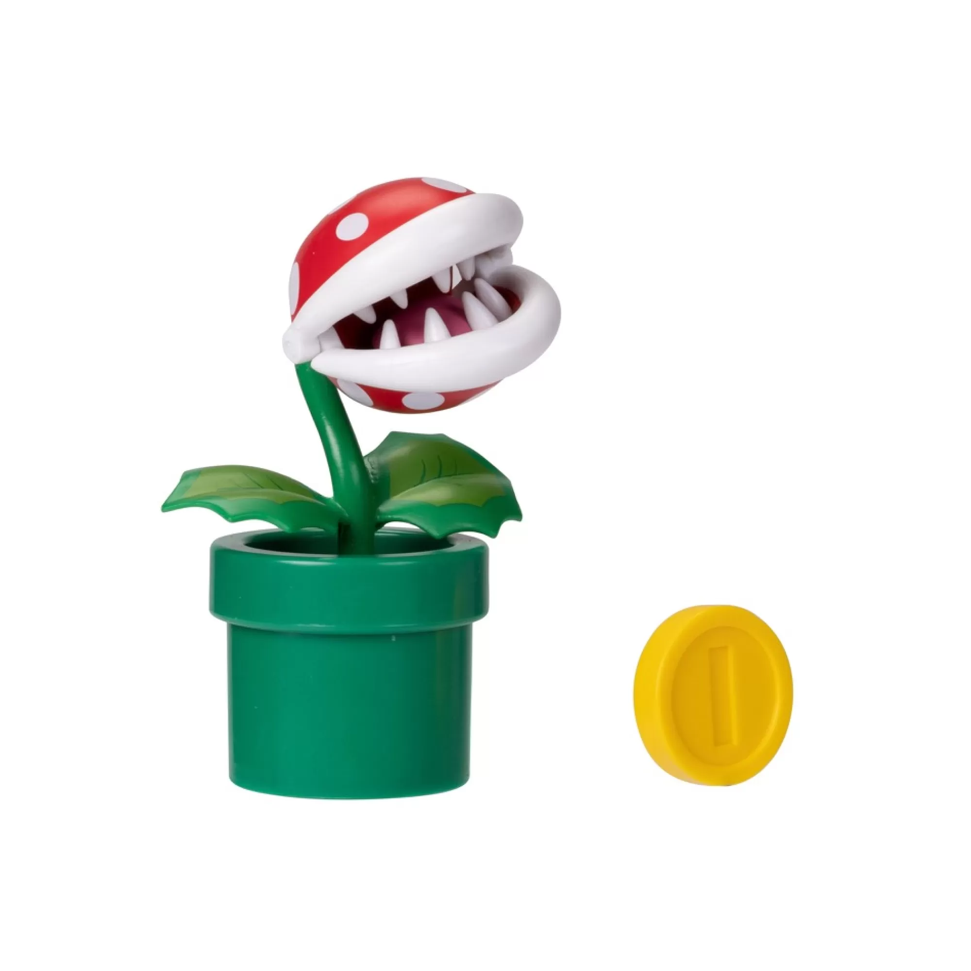 Super Mario™ Toy Figures<Piranha Plant With Coin 4-Inch Articulated Figure