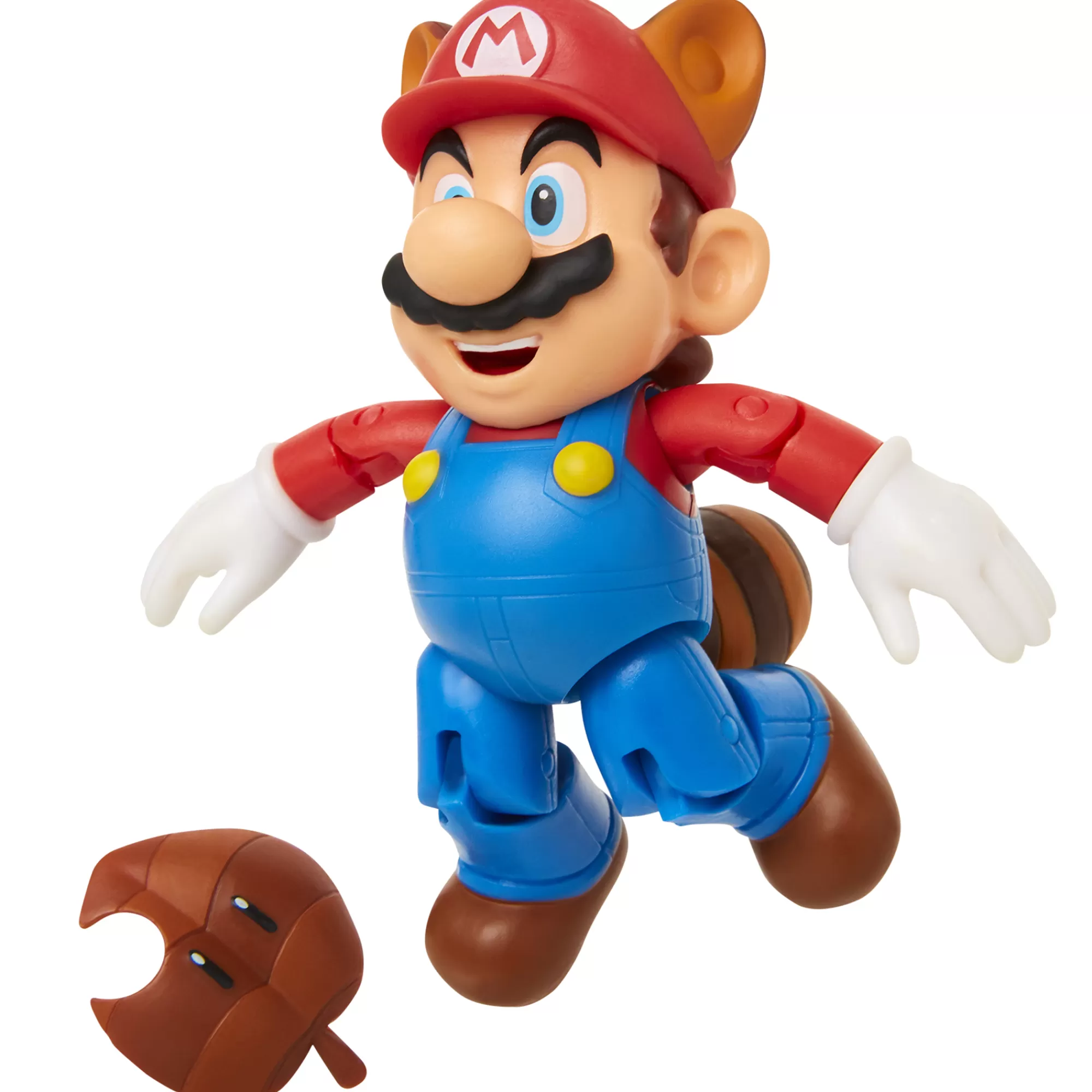 Super Mario™ Toy Figures<Raccoon Mario With Super Leaf 4-Inch Articulated Figure