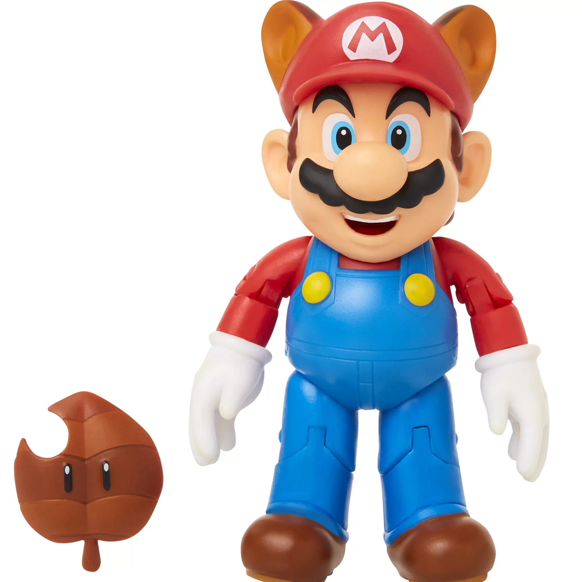 Super Mario™ Toy Figures<Raccoon Mario With Super Leaf 4-Inch Articulated Figure