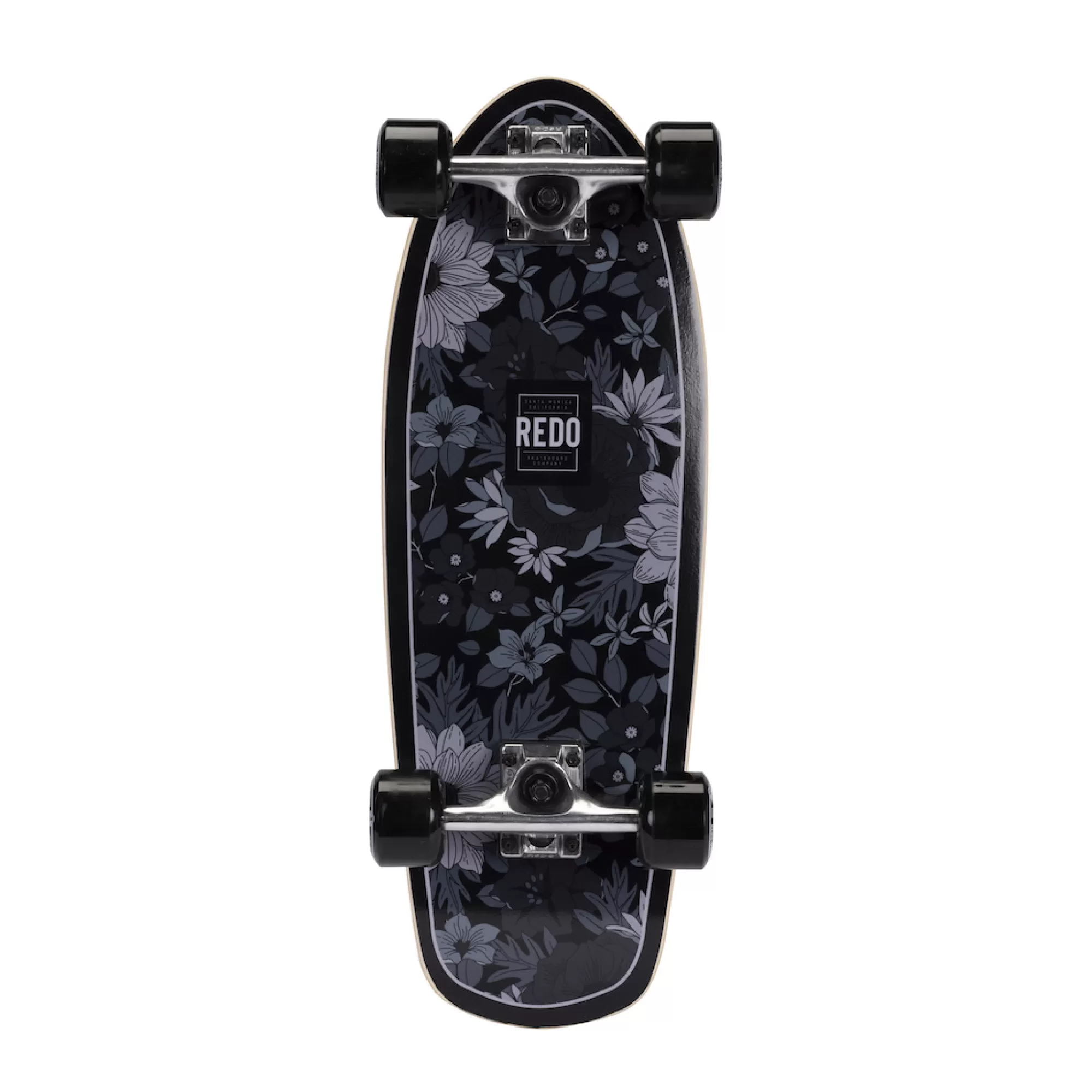 ReDo Skateboard Co. ® Outdoors95 Products<Shorty Cruiser Board (Black Floral)