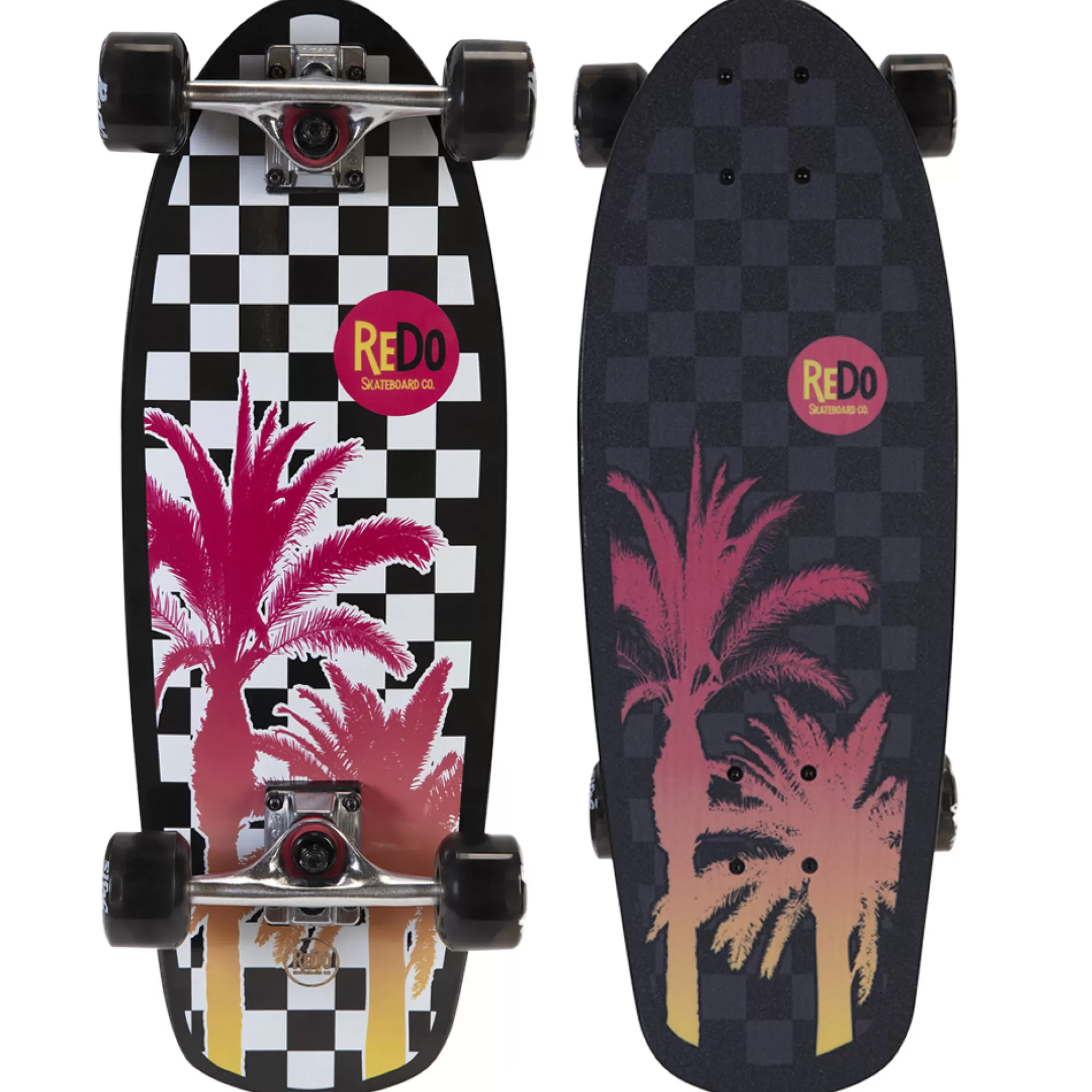 ReDo Skateboard Co. ® Outdoors95 Products<Shorty Cruiser (Checker Palm)