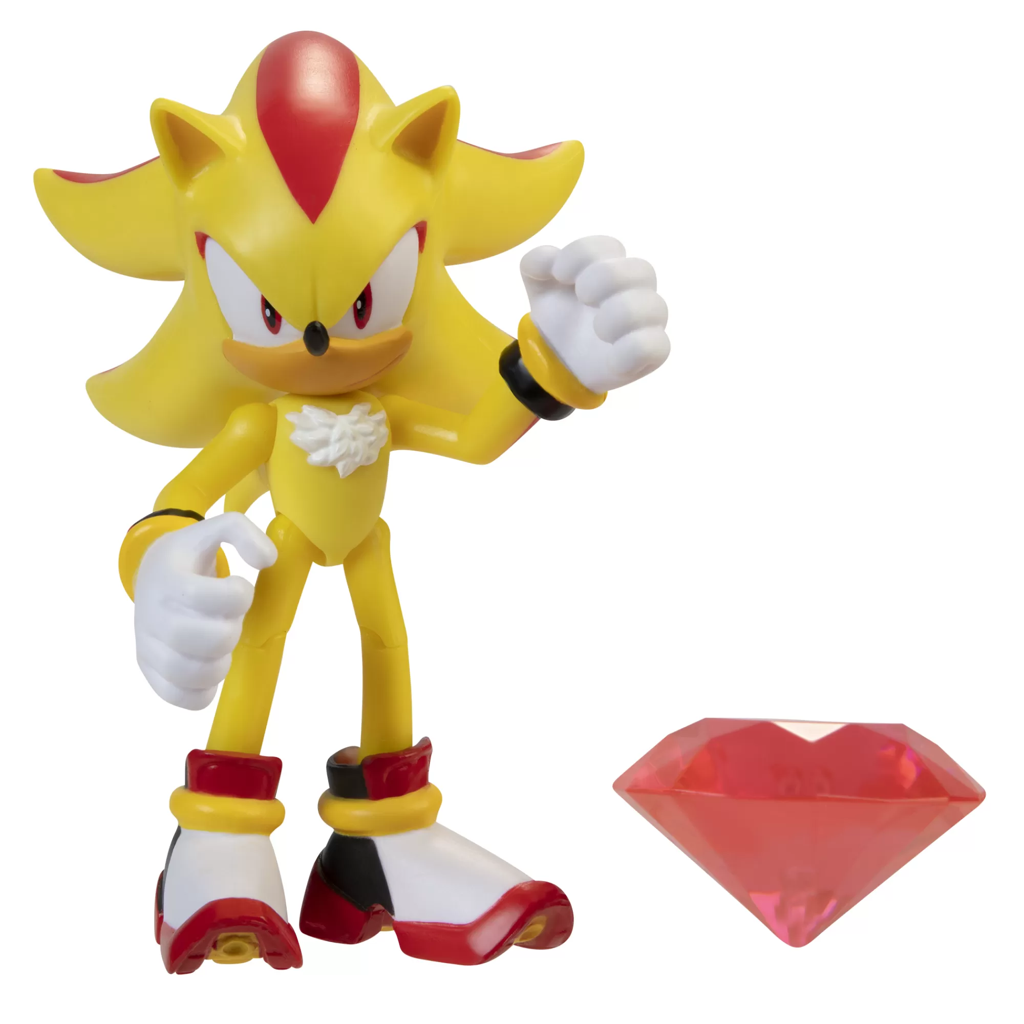 Sonic™ the Hedgehog Toy Figures<Super Shadow With Chaos Emerald 4-Inch Figure