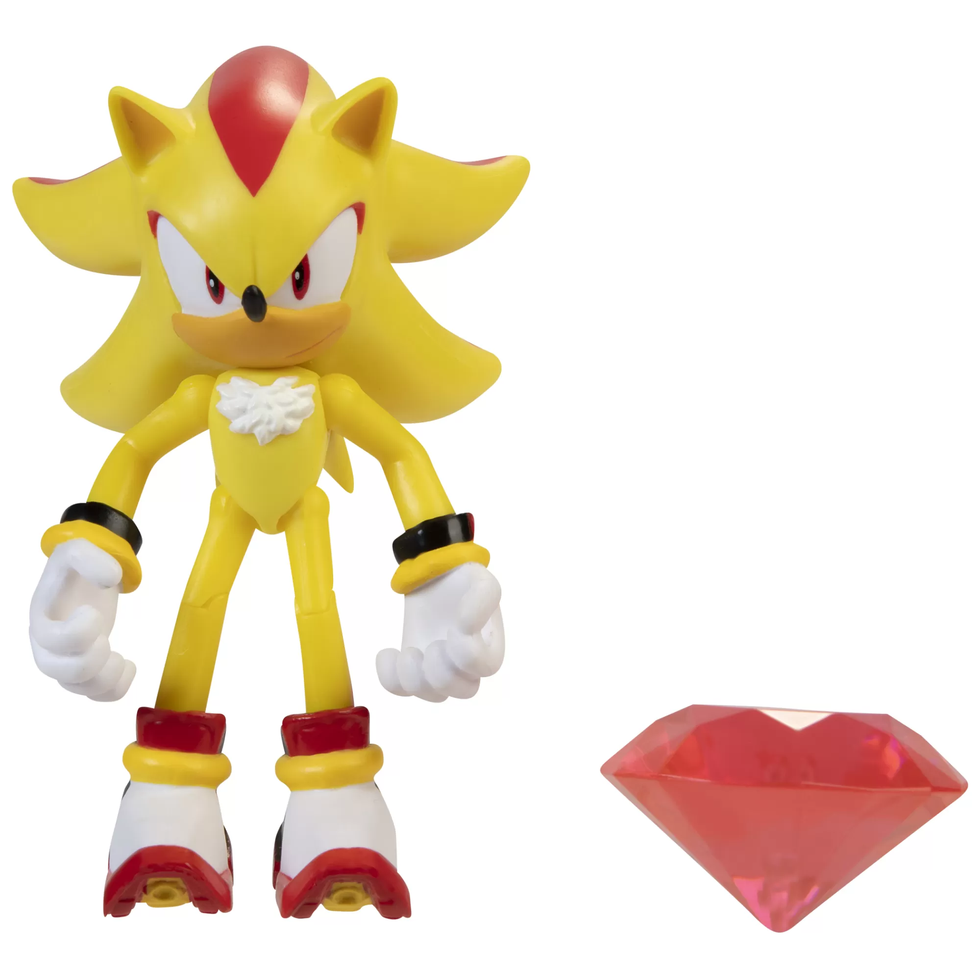 Sonic™ the Hedgehog Toy Figures<Super Shadow With Chaos Emerald 4-Inch Figure