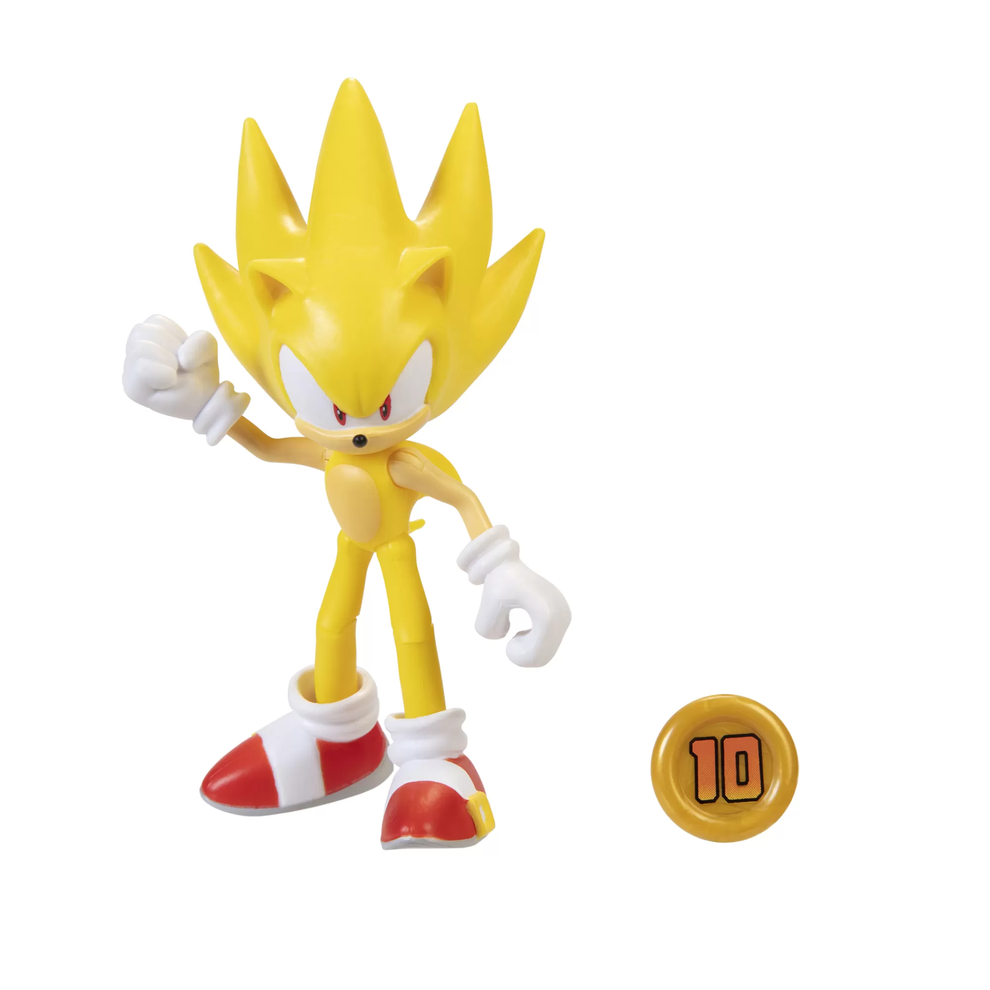 Sonic™ the Hedgehog Toy Figures<Super Sonic With Super Ring 4-Inch Figure