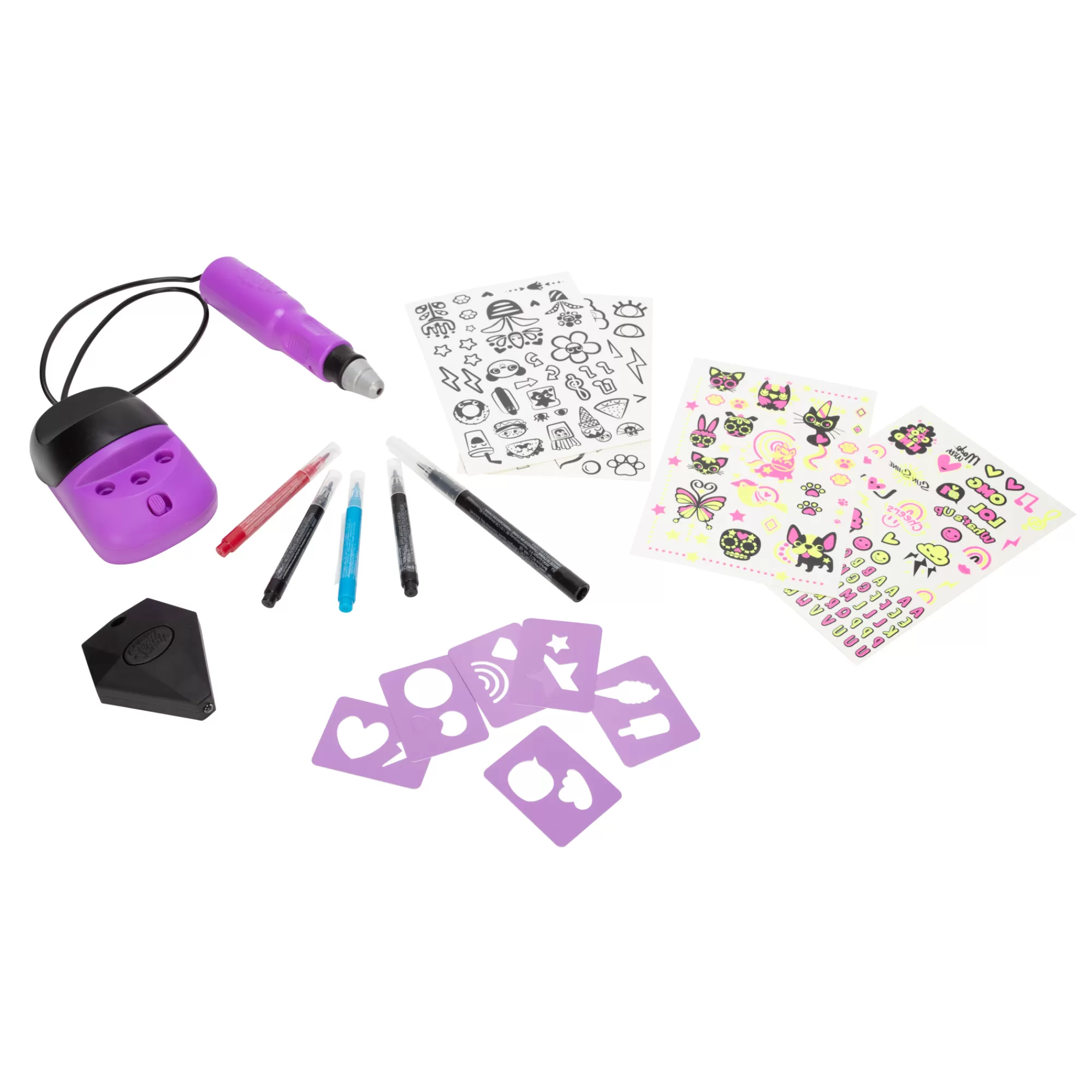 Glow Yeah!™ Games, Crafts & Educational<Tattoo Kit + Refill Pack 1 Bundle