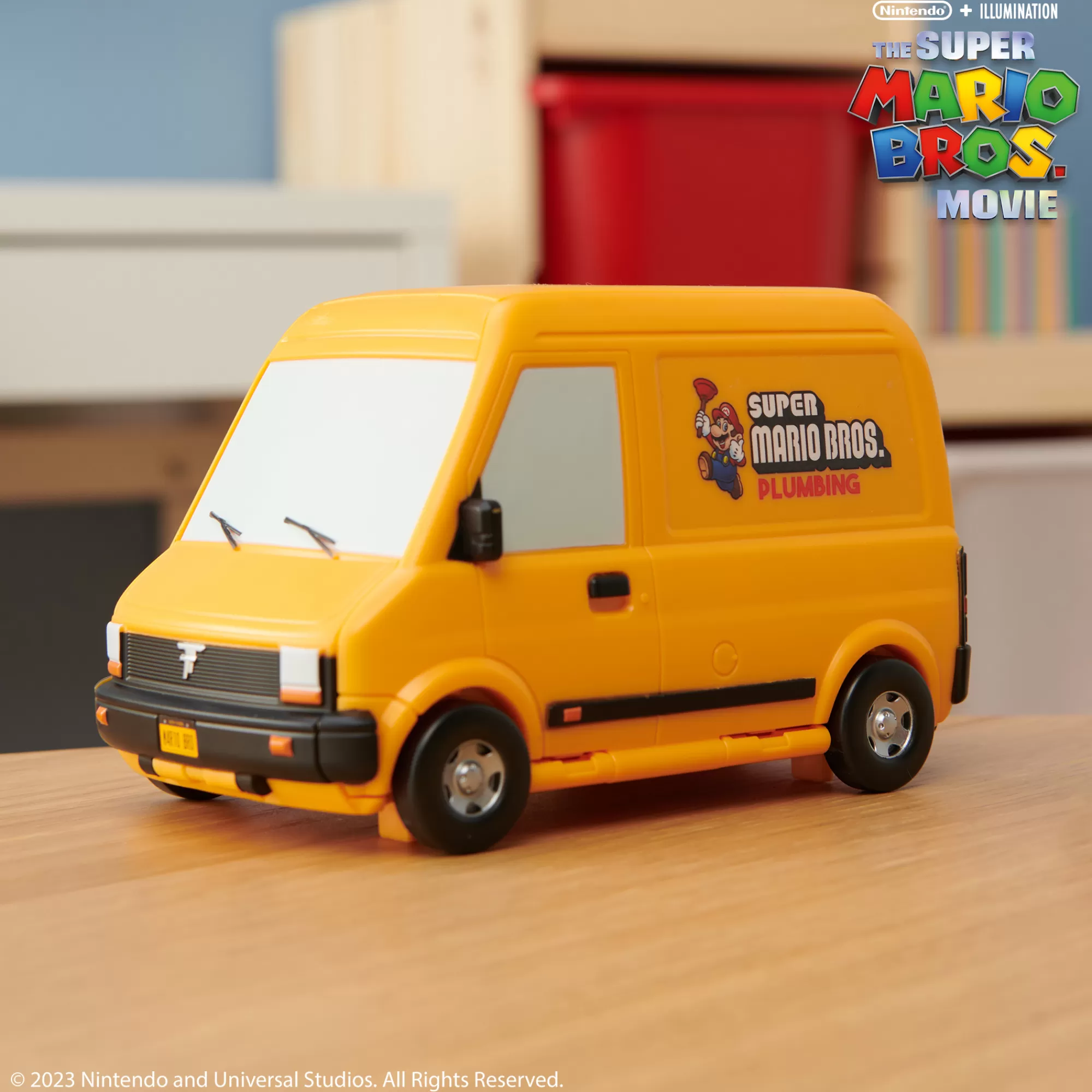 The Super Mario Bros. Movie Playsets & Accessories<Van Playset With 1.25-Inch Mini Mario Figure